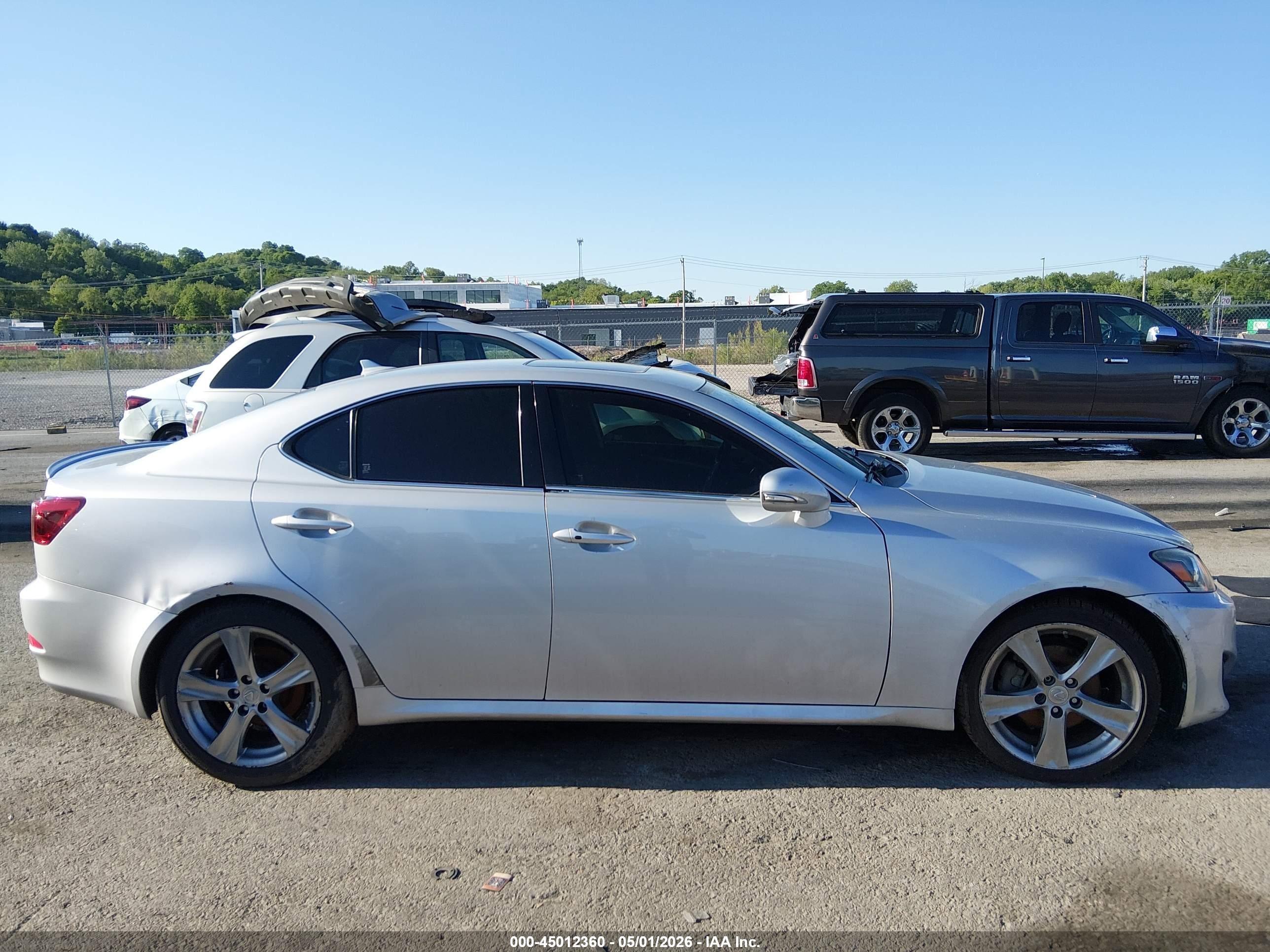 2012 Lexus Is 250   Gray vin: JTHBF5C25C5171866