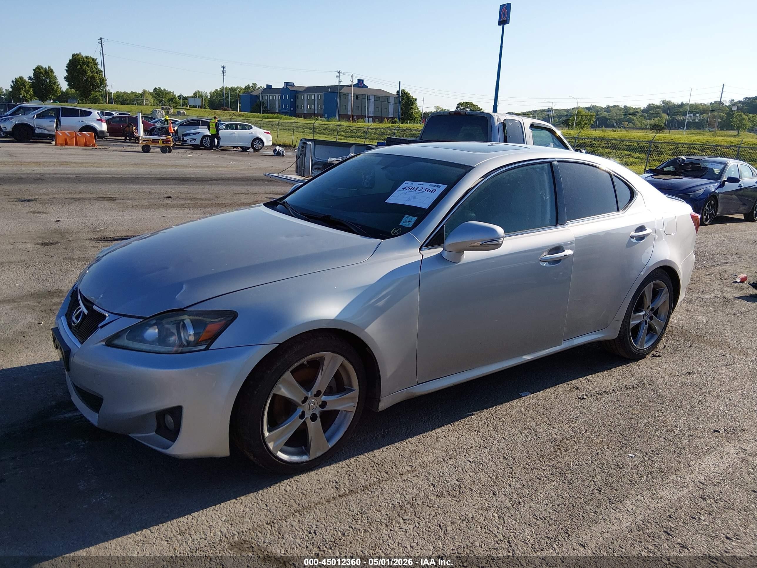 2012 Lexus Is 250   Gray vin: JTHBF5C25C5171866