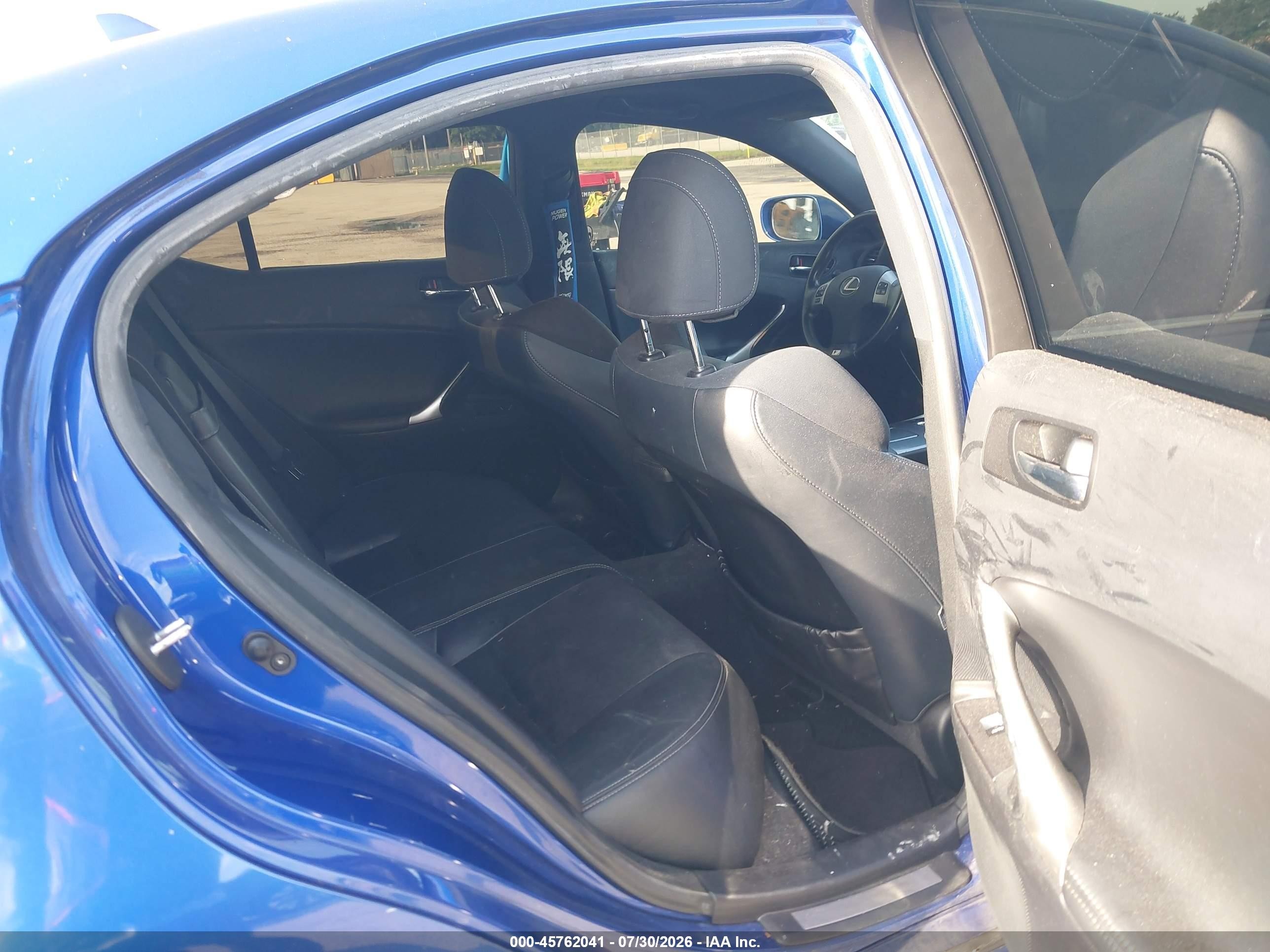 2012 Lexus Is 250   Blue vin: JTHBF5C25C5178543