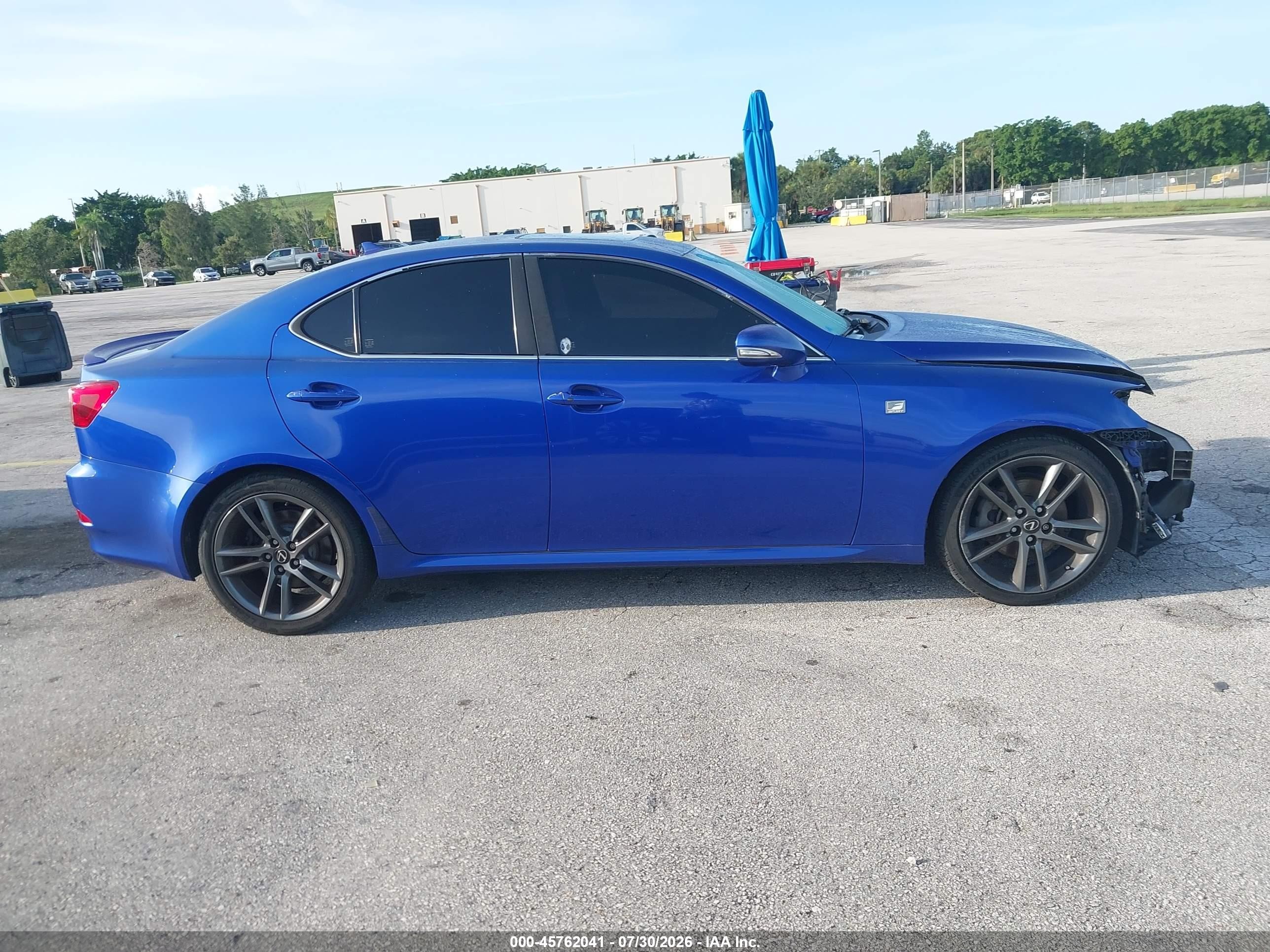 2012 Lexus Is 250   Blue vin: JTHBF5C25C5178543