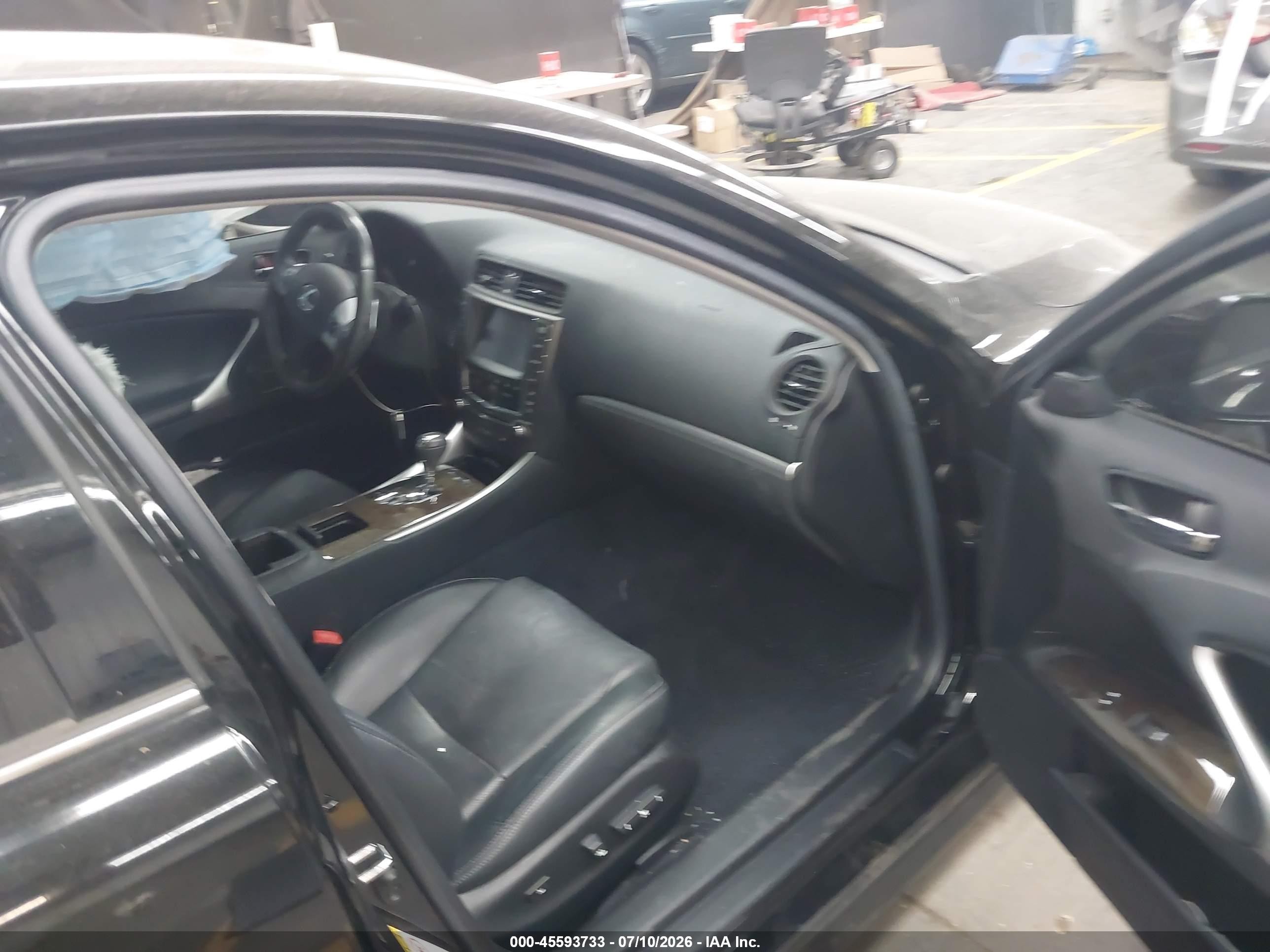 2013 Lexus Is 250   Black vin: JTHBF5C25D5188006