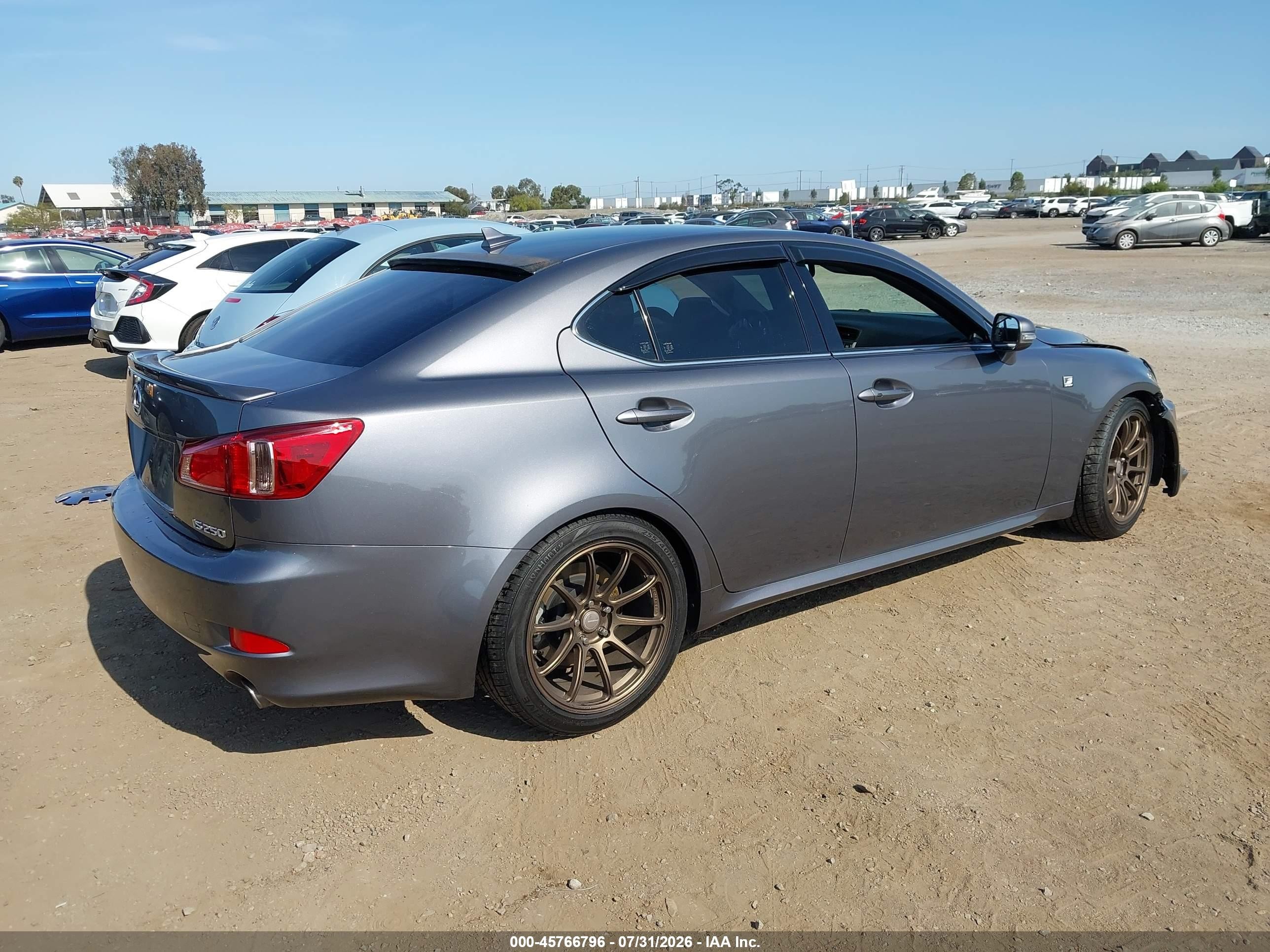 2013 Lexus Is 250   Gray vin: JTHBF5C25D5188152