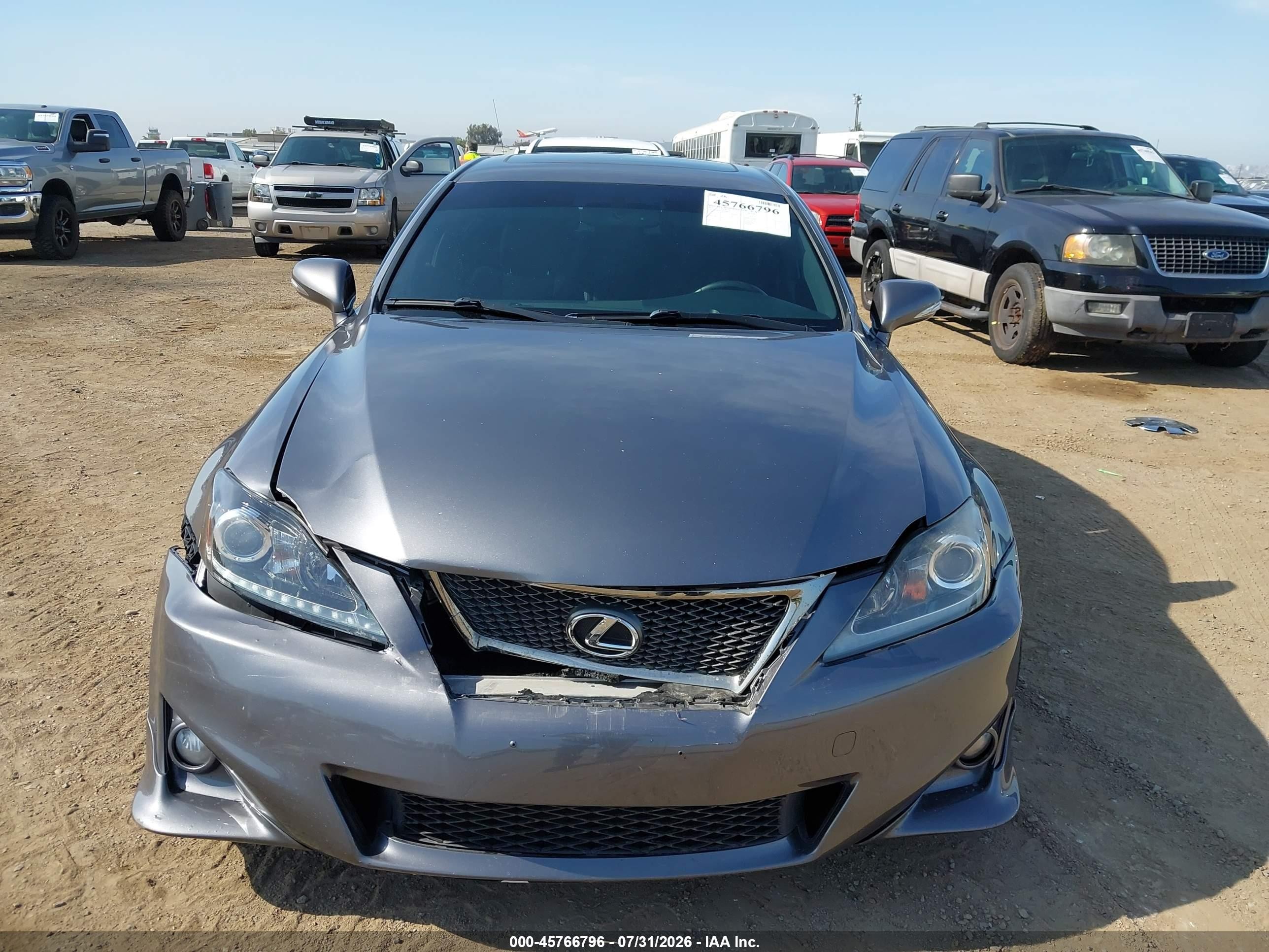 2013 Lexus Is 250   Gray vin: JTHBF5C25D5188152