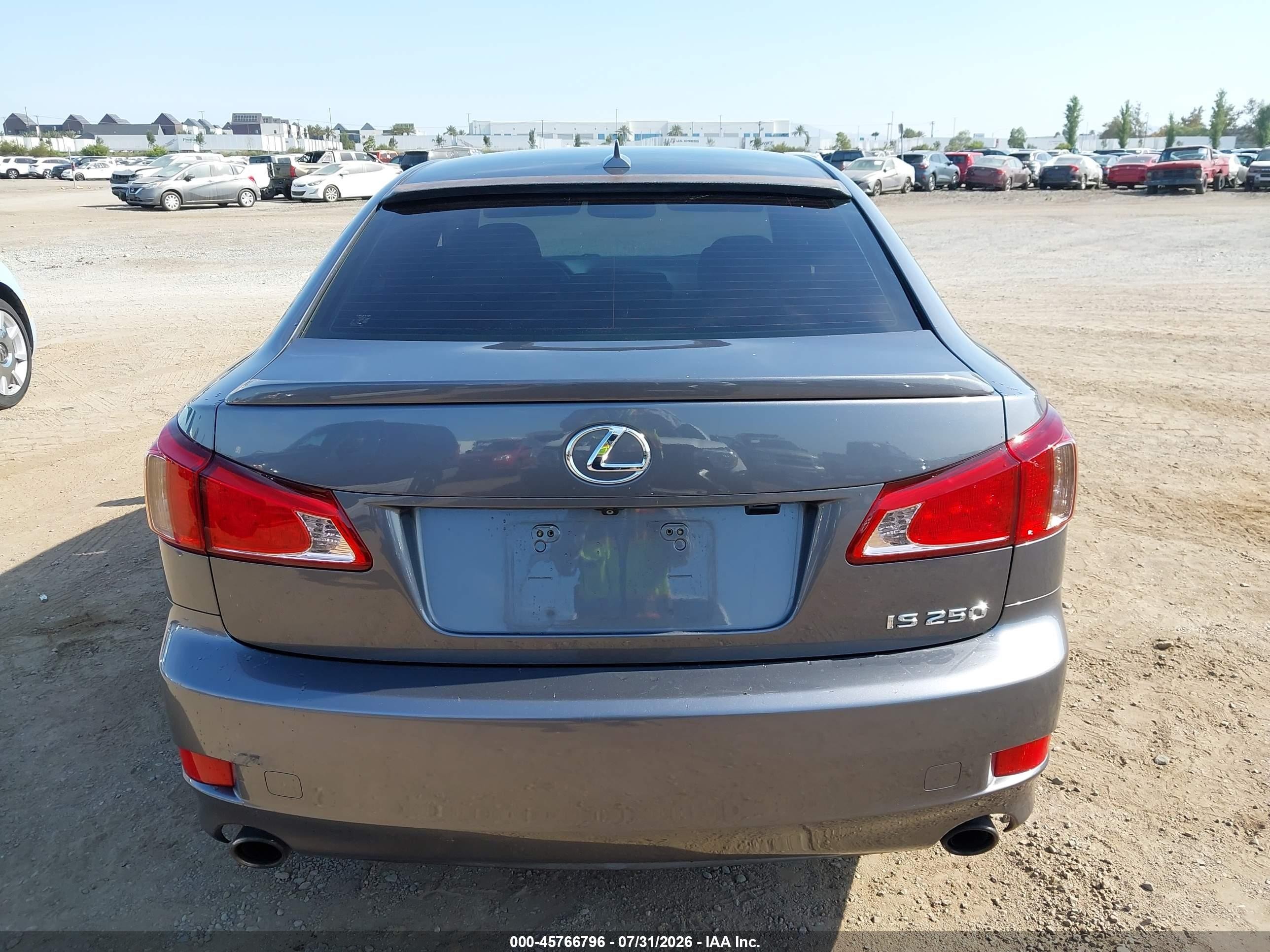 2013 Lexus Is 250   Gray vin: JTHBF5C25D5188152