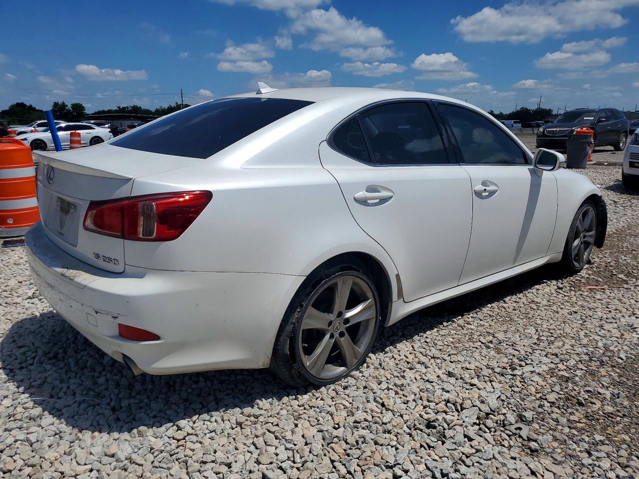 2013 Lexus Is 250 White vin: JTHBF5C25D5188183