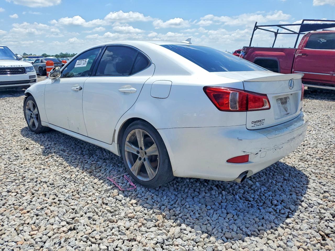 2013 Lexus Is 250 White vin: JTHBF5C25D5188183