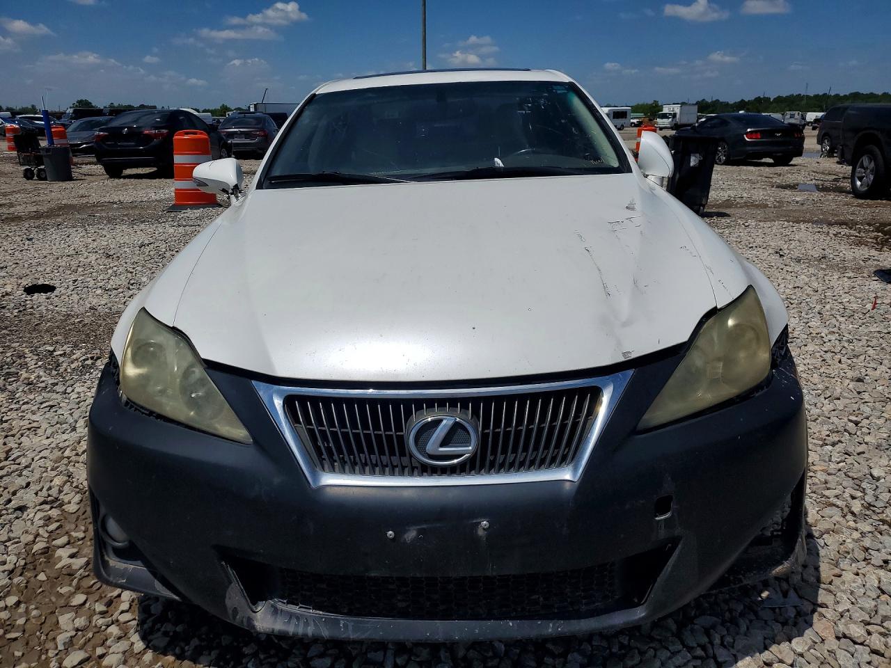 2013 Lexus Is 250 White vin: JTHBF5C25D5188183