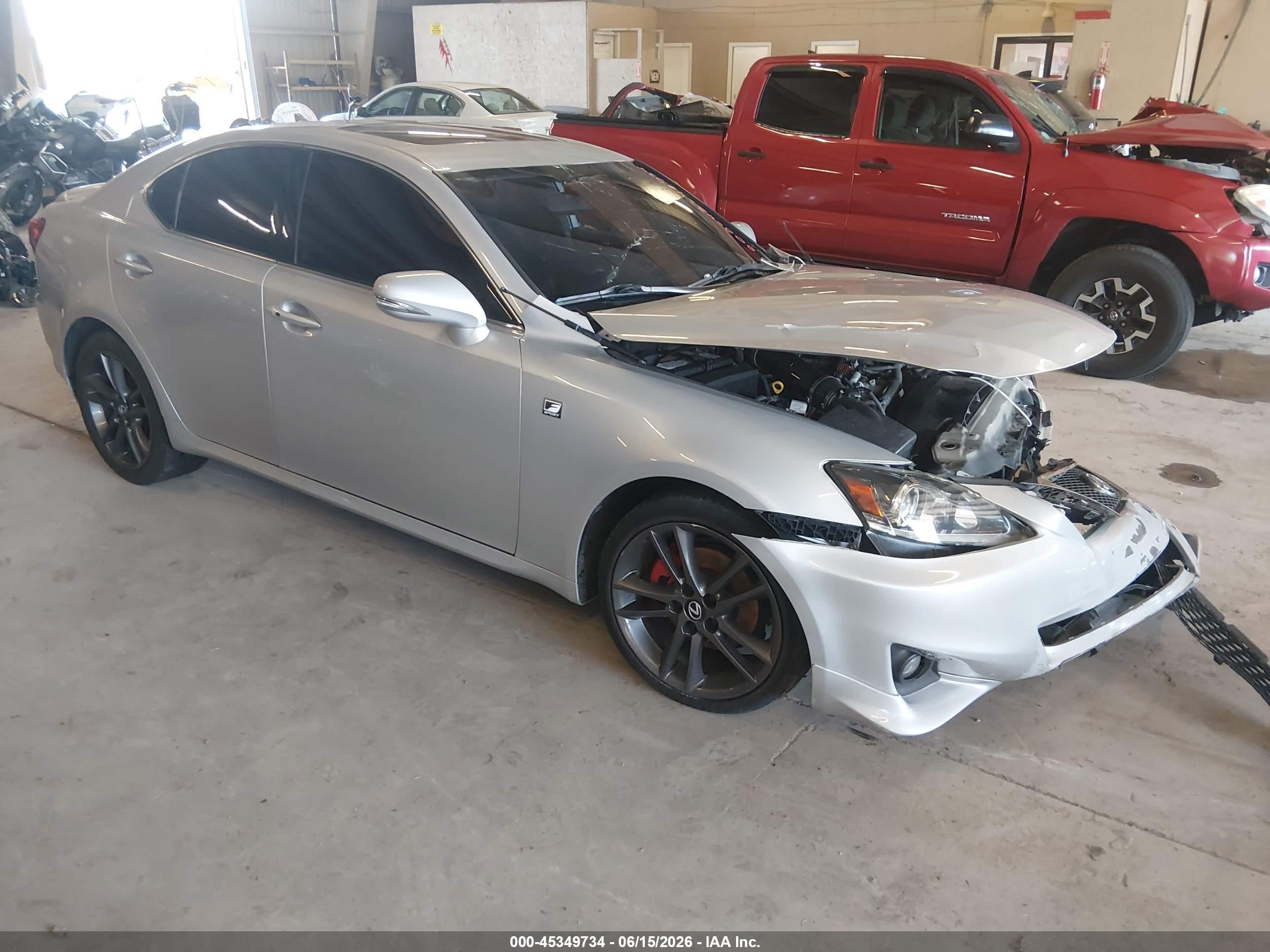 2013 Lexus Is 250   Silver vin: JTHBF5C25D5193478