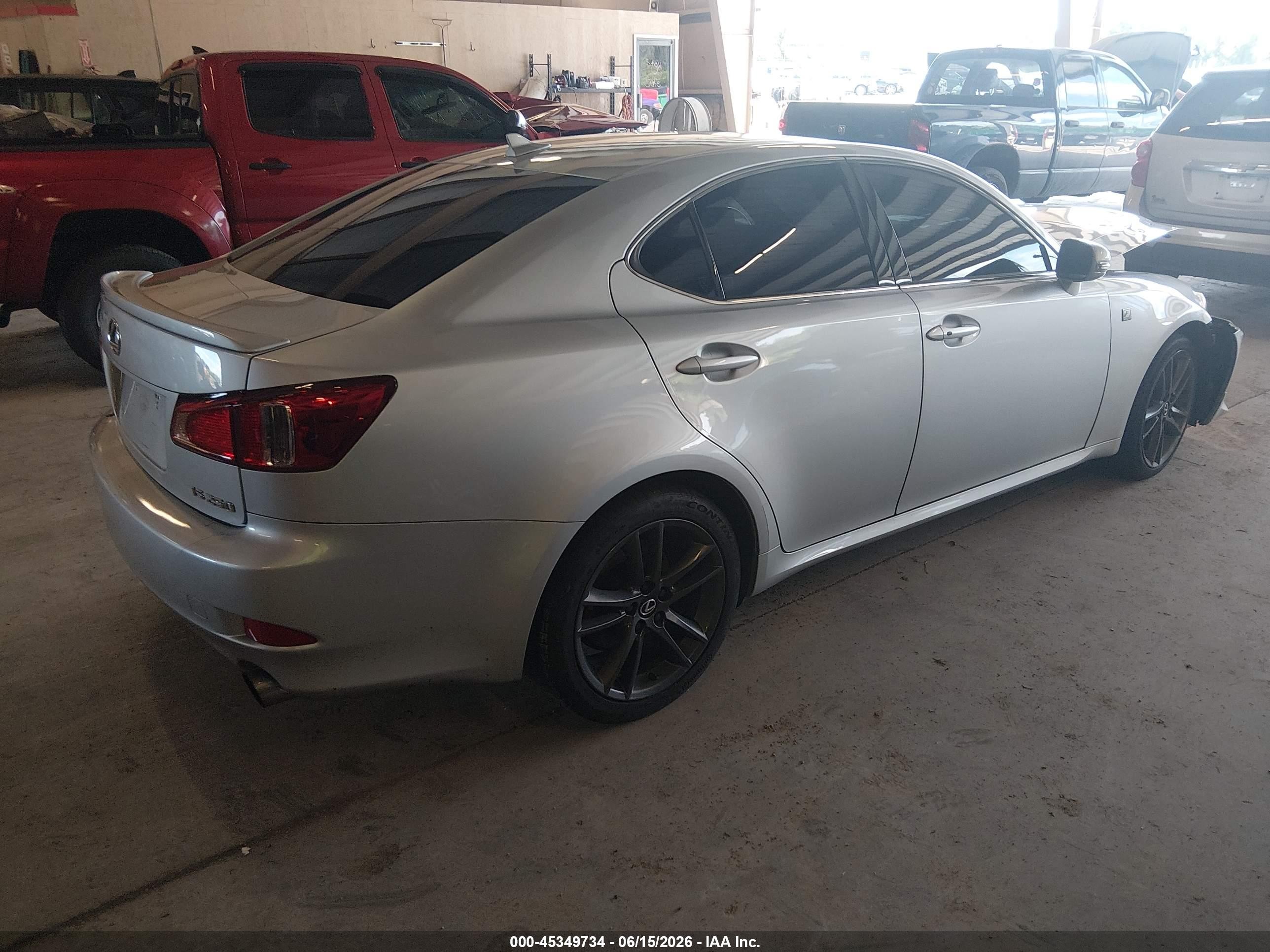 2013 Lexus Is 250   Silver vin: JTHBF5C25D5193478