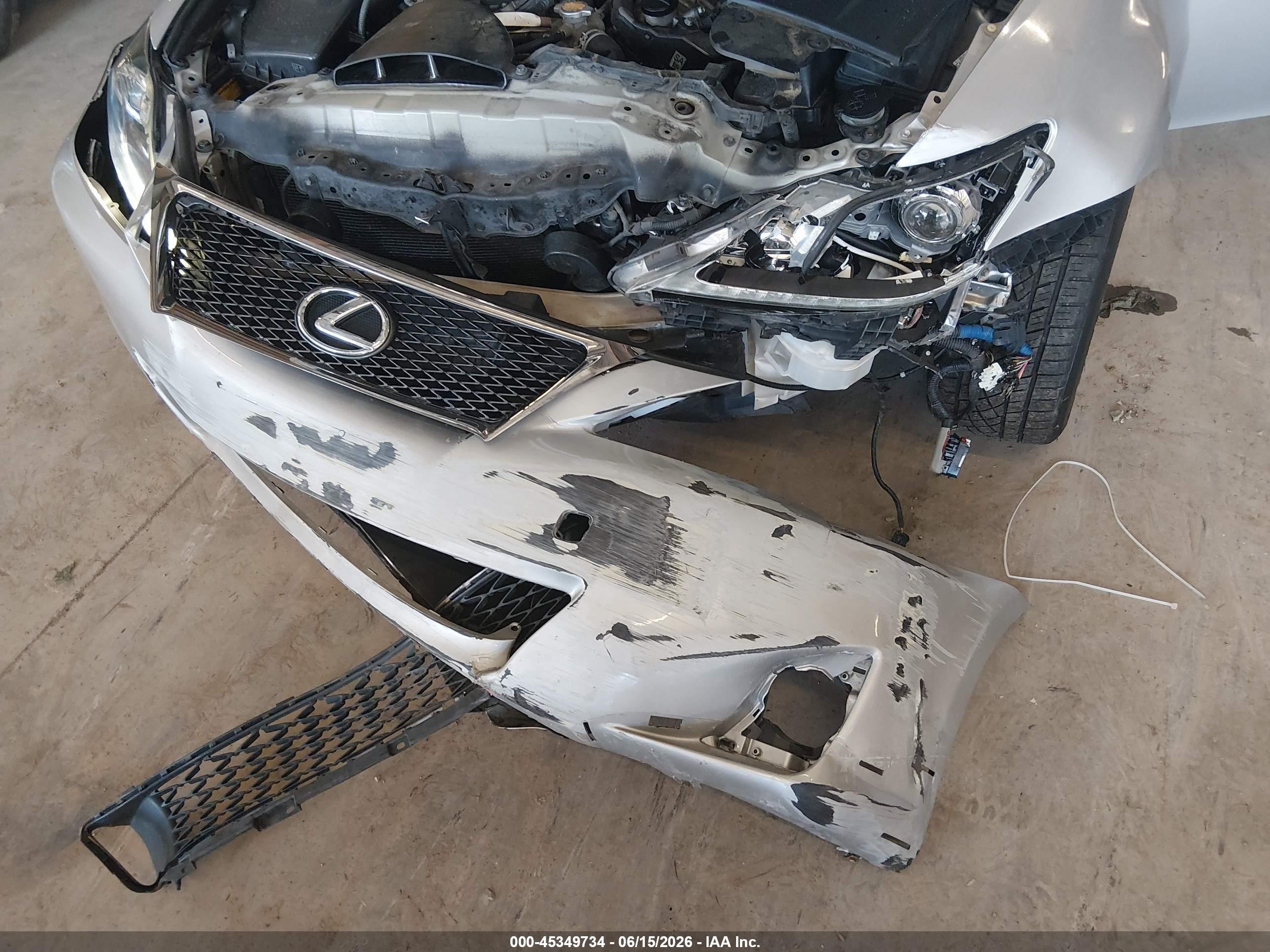 2013 Lexus Is 250   Silver vin: JTHBF5C25D5193478