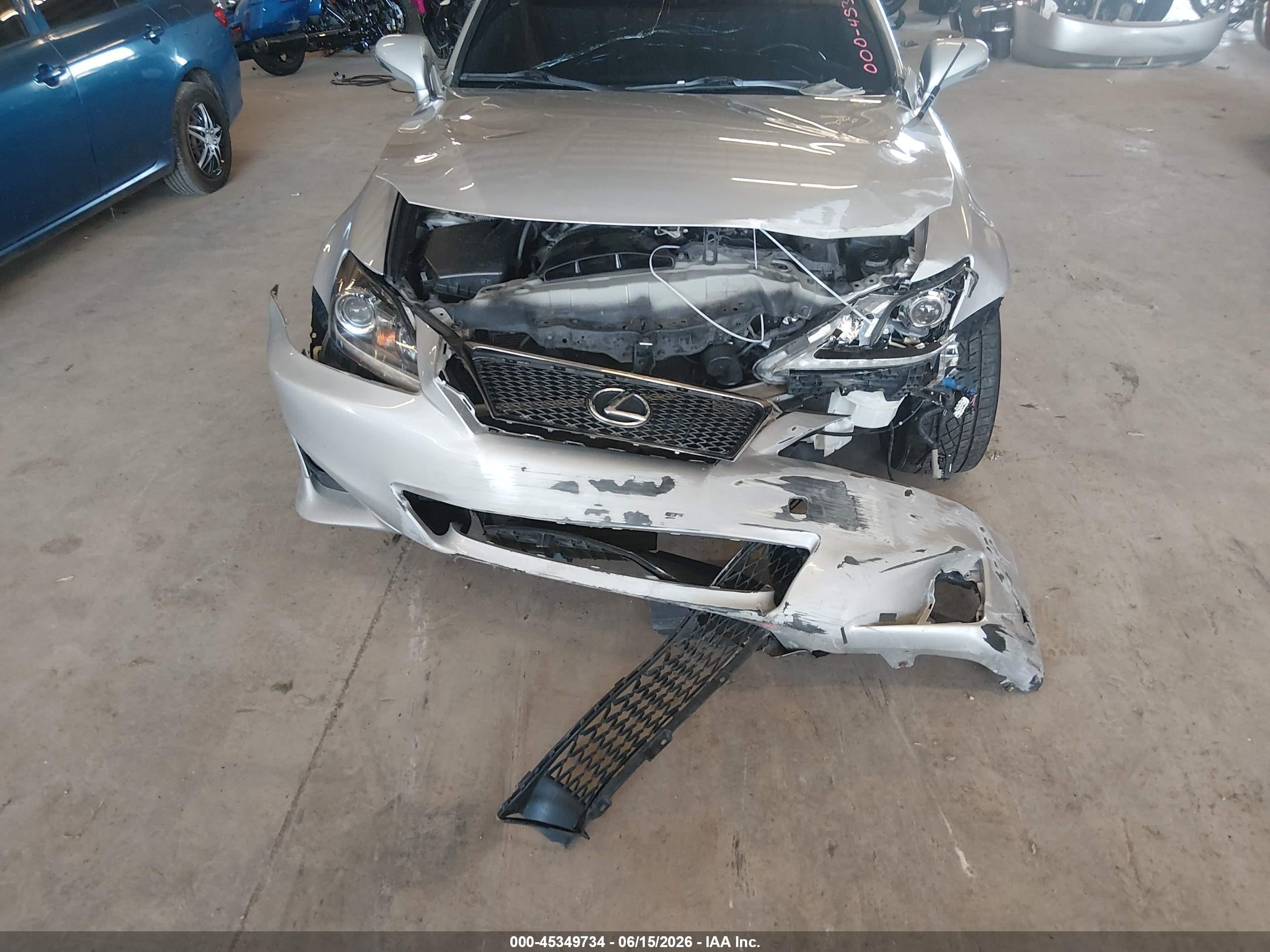 2013 Lexus Is 250   Silver vin: JTHBF5C25D5193478