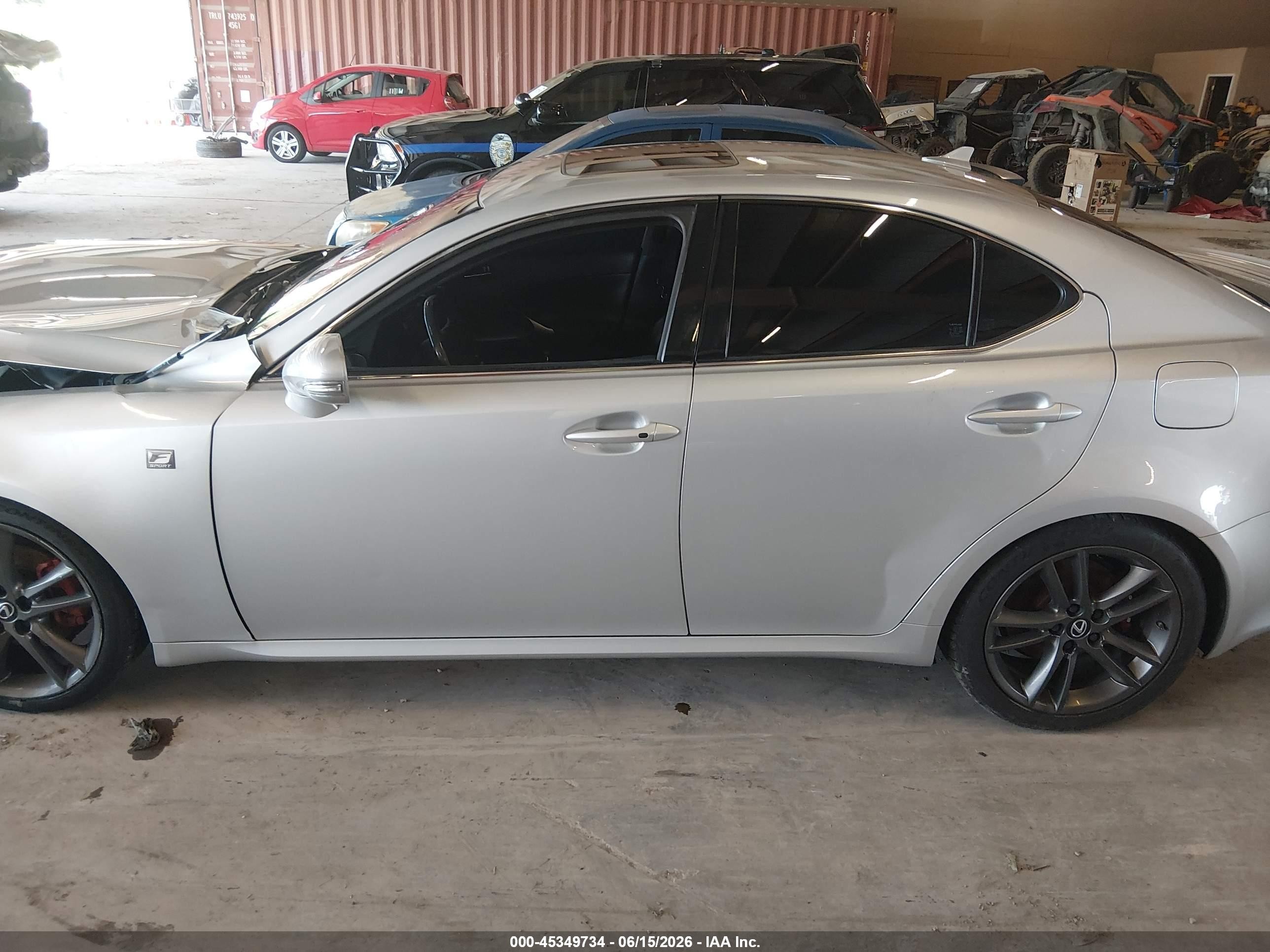 2013 Lexus Is 250   Silver vin: JTHBF5C25D5193478