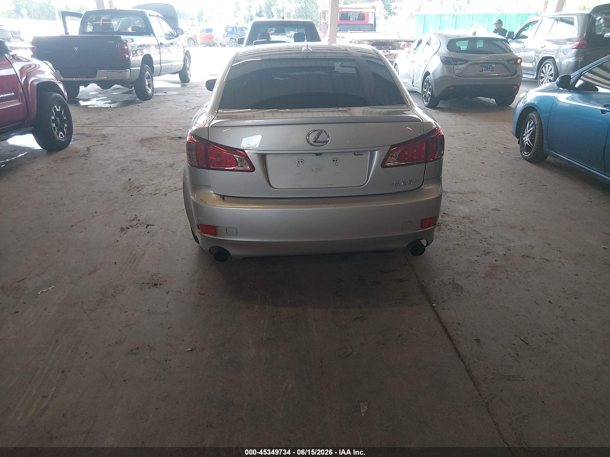 2013 Lexus Is 250   Silver vin: JTHBF5C25D5193478