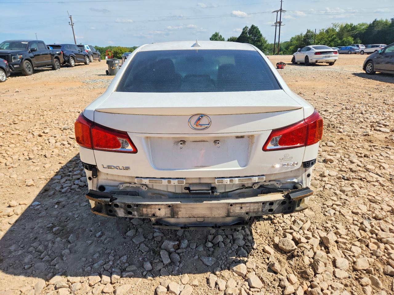 2010 Lexus Is 250 Base Белый vin: JTHBF5C26A5109664