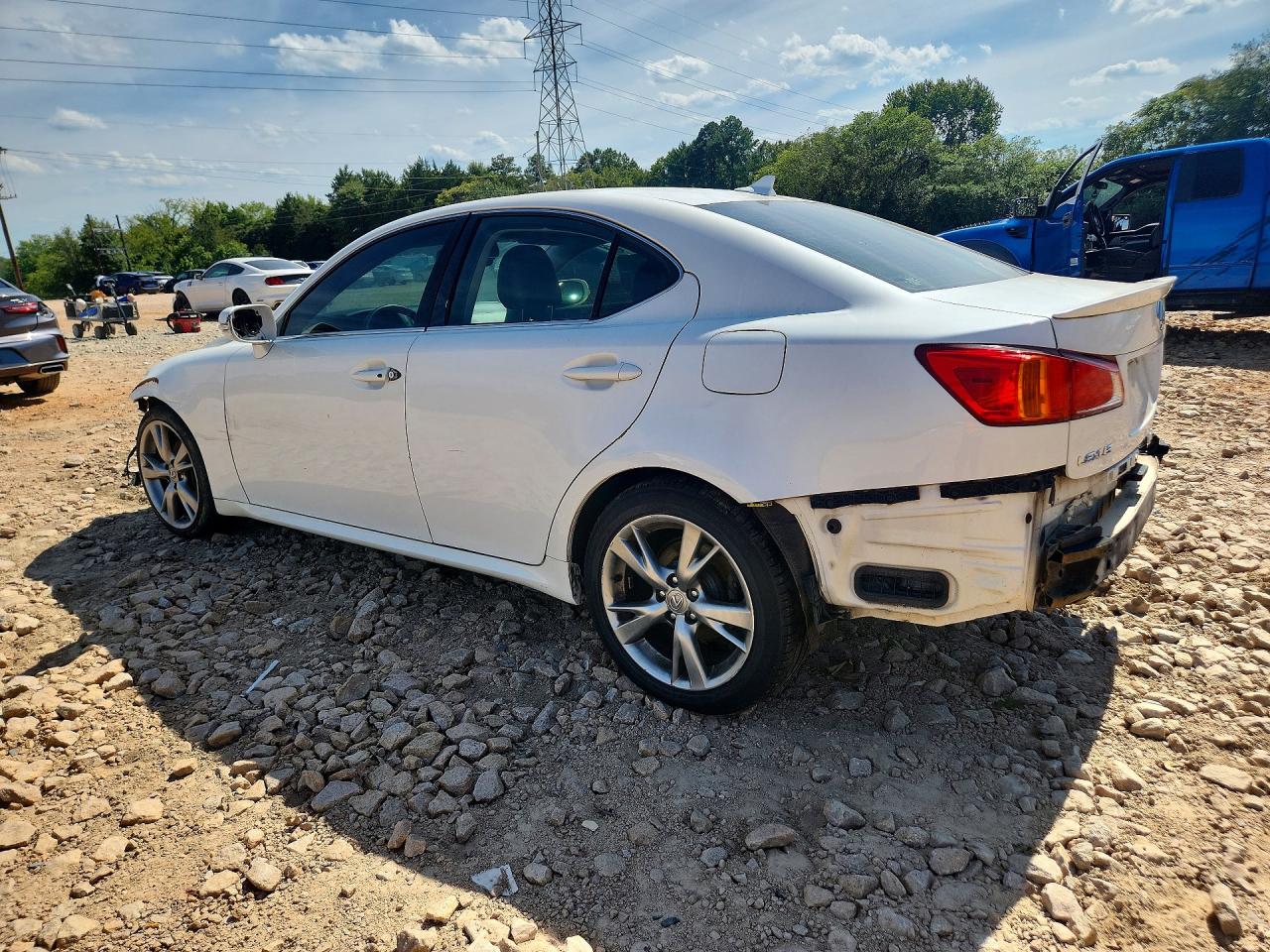 2010 Lexus Is 250 Base Белый vin: JTHBF5C26A5109664