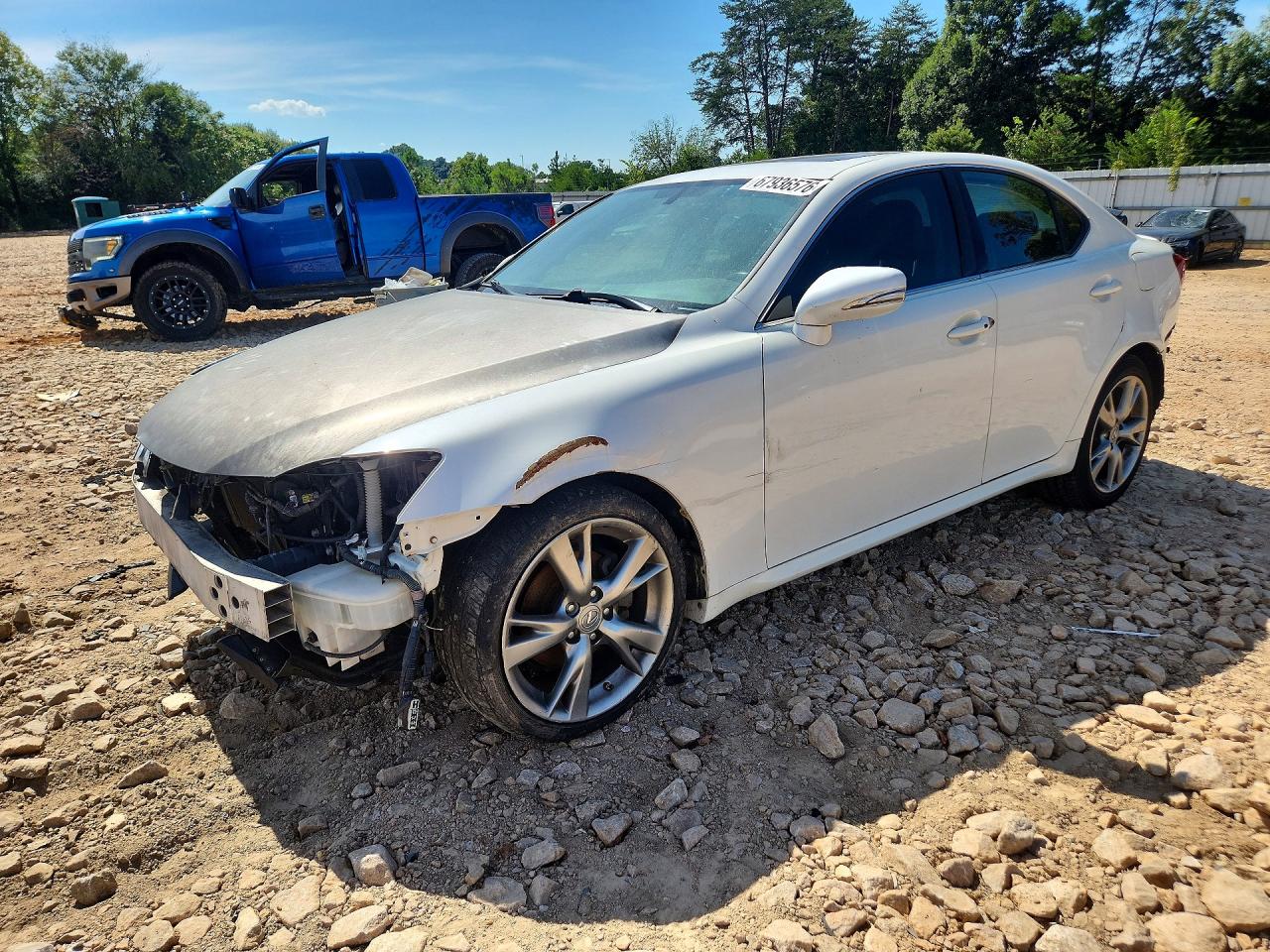 2010 Lexus Is 250 Base White vin: JTHBF5C26A5109664