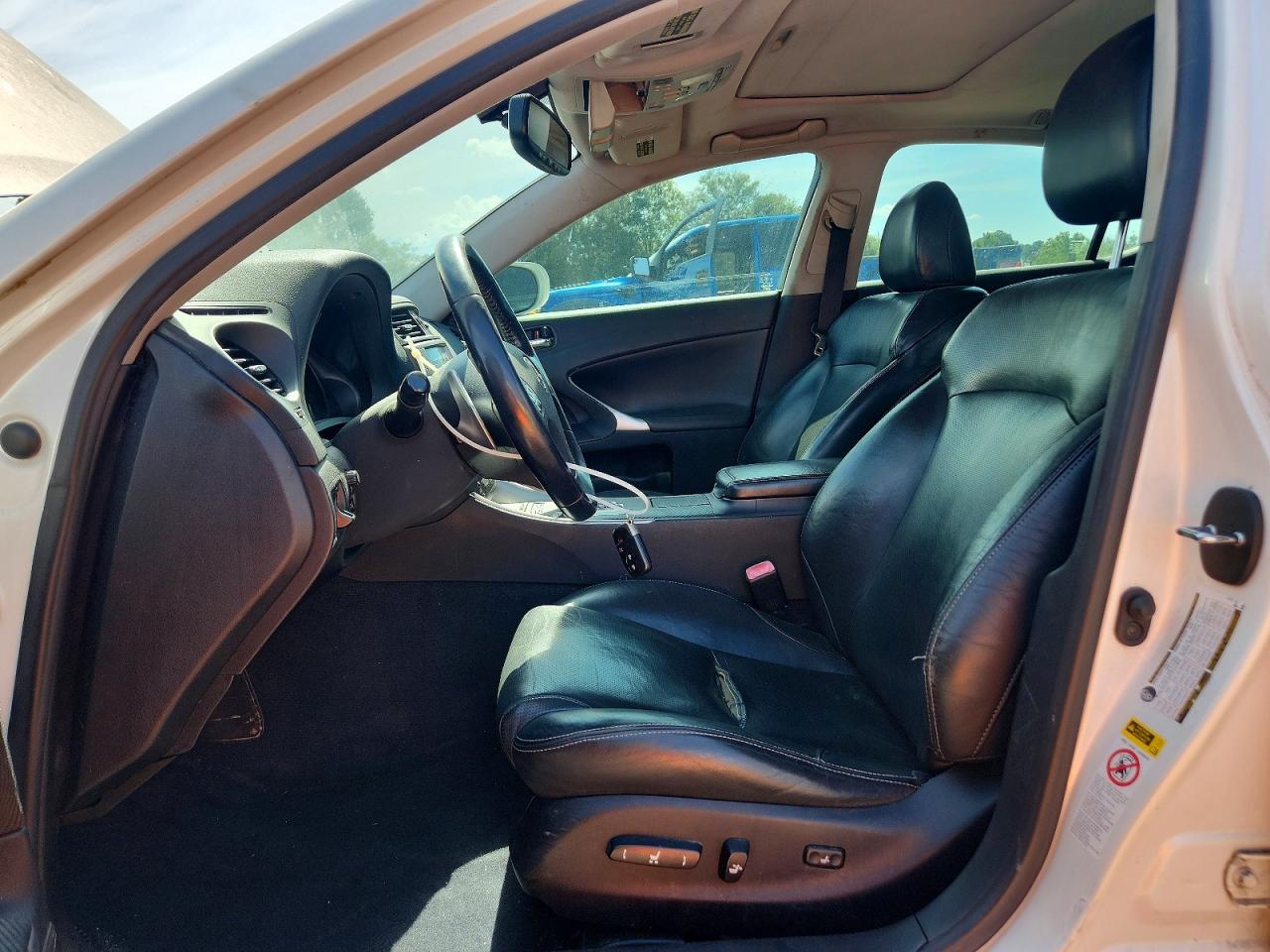 2010 Lexus Is 250 Base Белый vin: JTHBF5C26A5109664