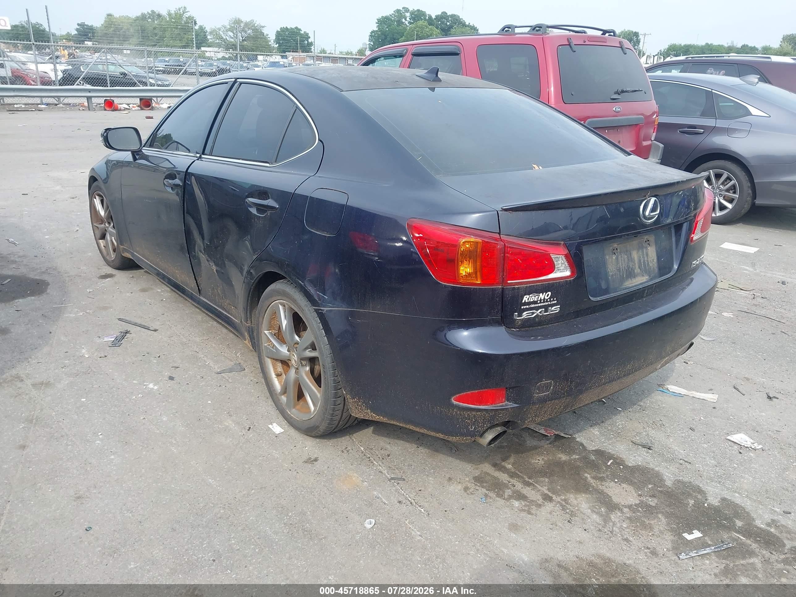 2010 Lexus Is 250   Blue vin: JTHBF5C26A5110779