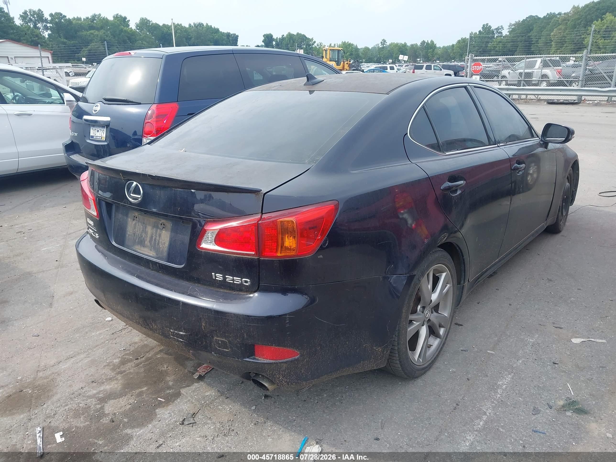 2010 Lexus Is 250   Blue vin: JTHBF5C26A5110779