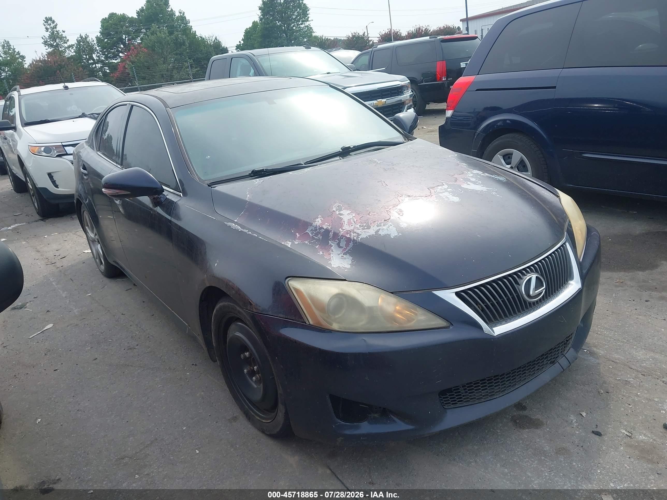 2010 Lexus Is 250   Blue vin: JTHBF5C26A5110779
