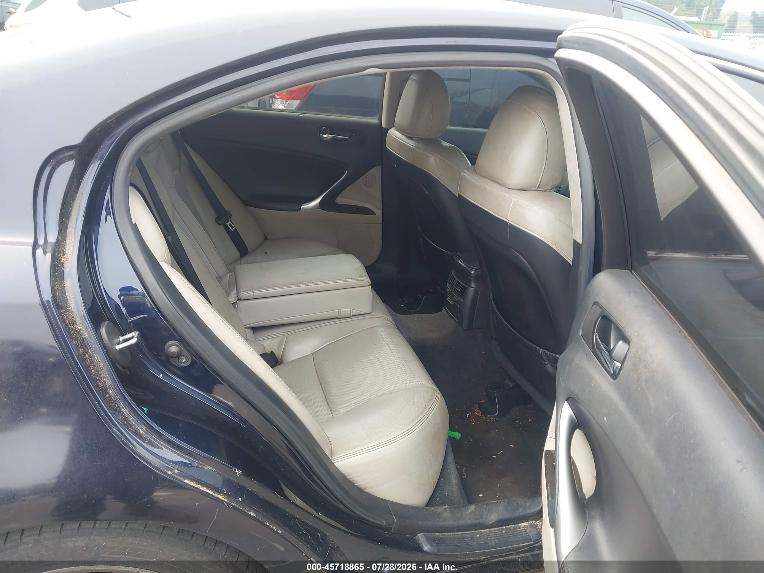 2010 Lexus Is 250   Blue vin: JTHBF5C26A5110779