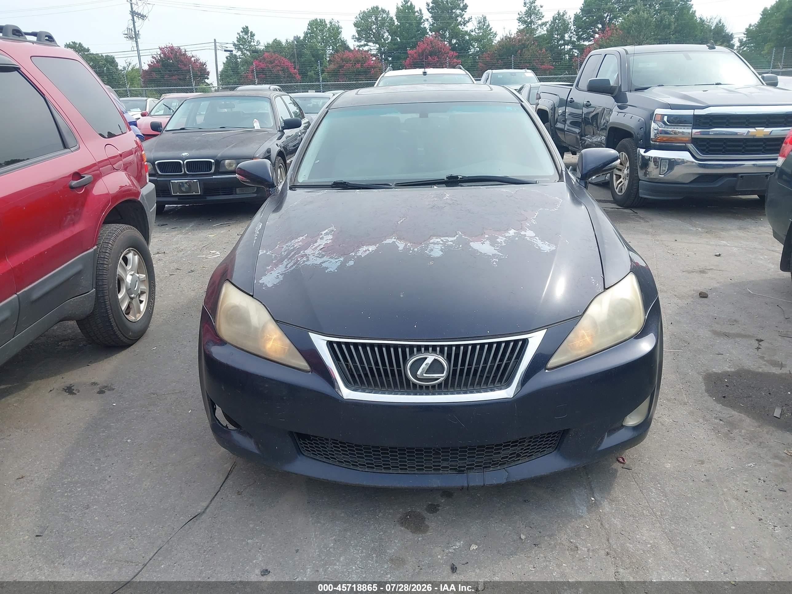 2010 Lexus Is 250   Blue vin: JTHBF5C26A5110779