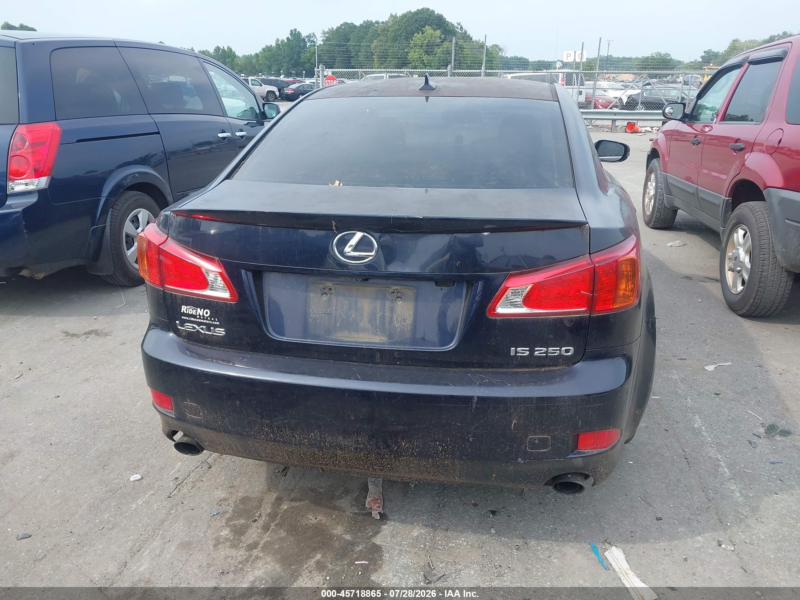 2010 Lexus Is 250   Blue vin: JTHBF5C26A5110779