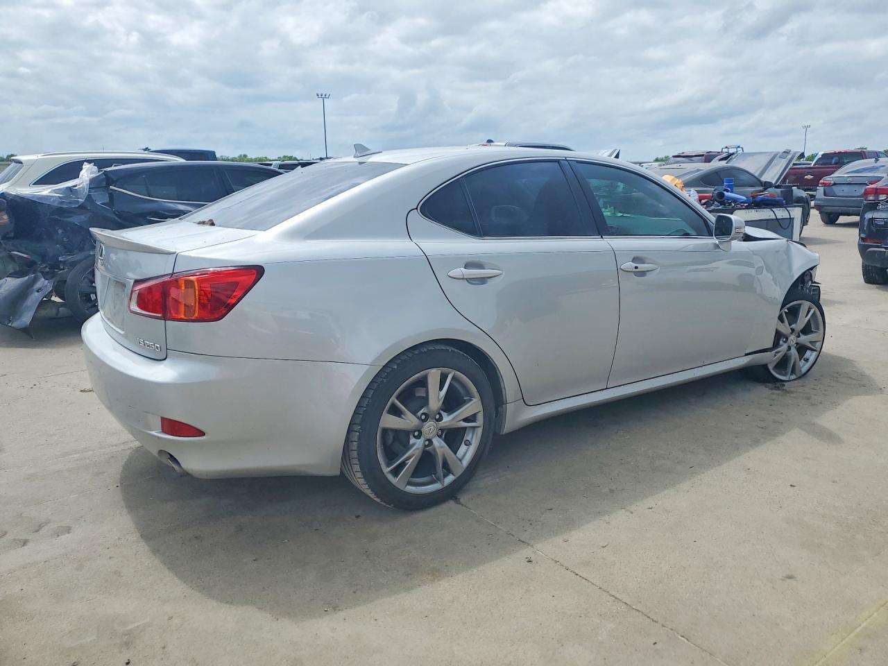 2010 Lexus Is 250 Base Silver vin: JTHBF5C26A5113584