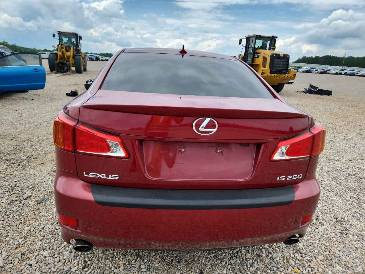 2010 Lexus Is 250 Base Maroon vin: JTHBF5C26A5114394