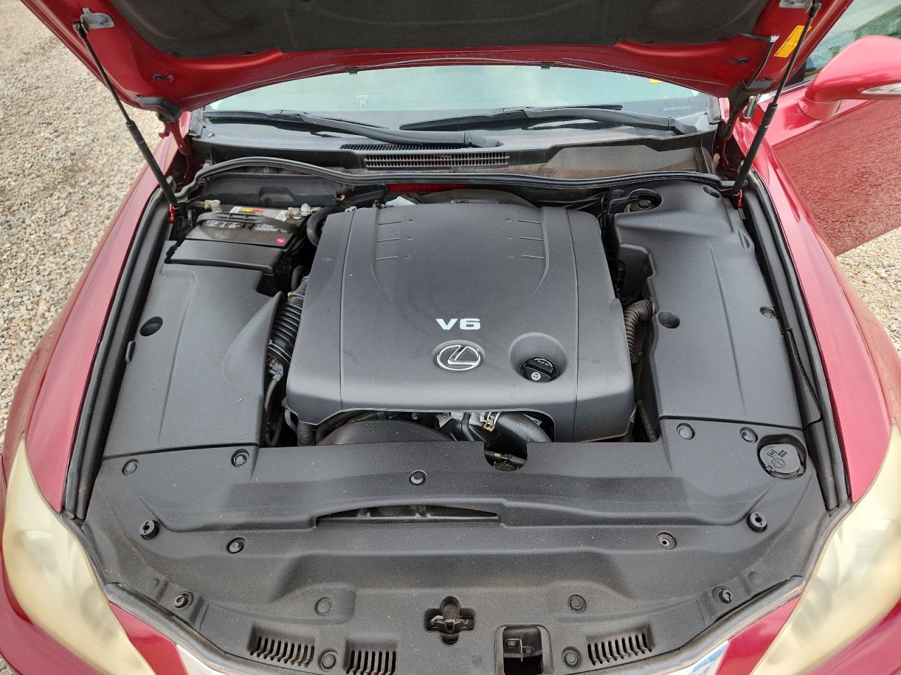 2010 Lexus Is 250 Base Maroon vin: JTHBF5C26A5114394