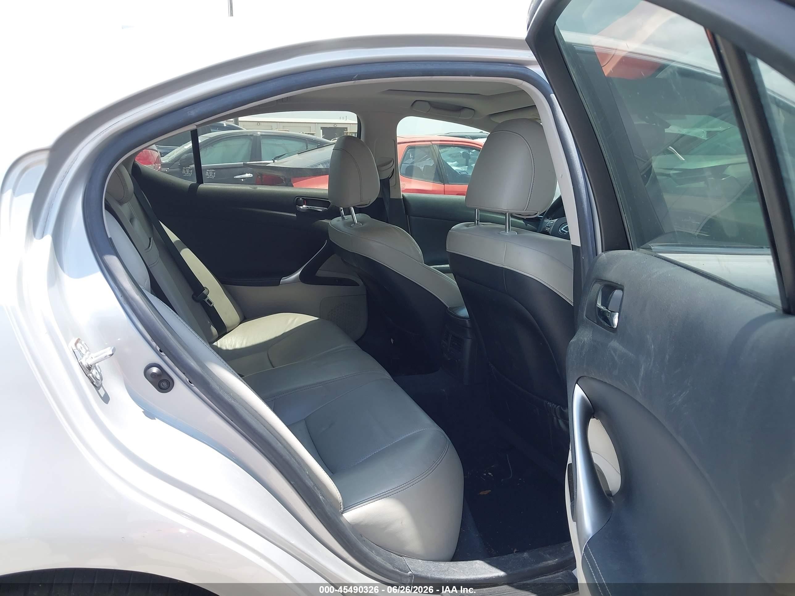 2010 Lexus Is 250 Base (a6) Silver vin: JTHBF5C26A5114881
