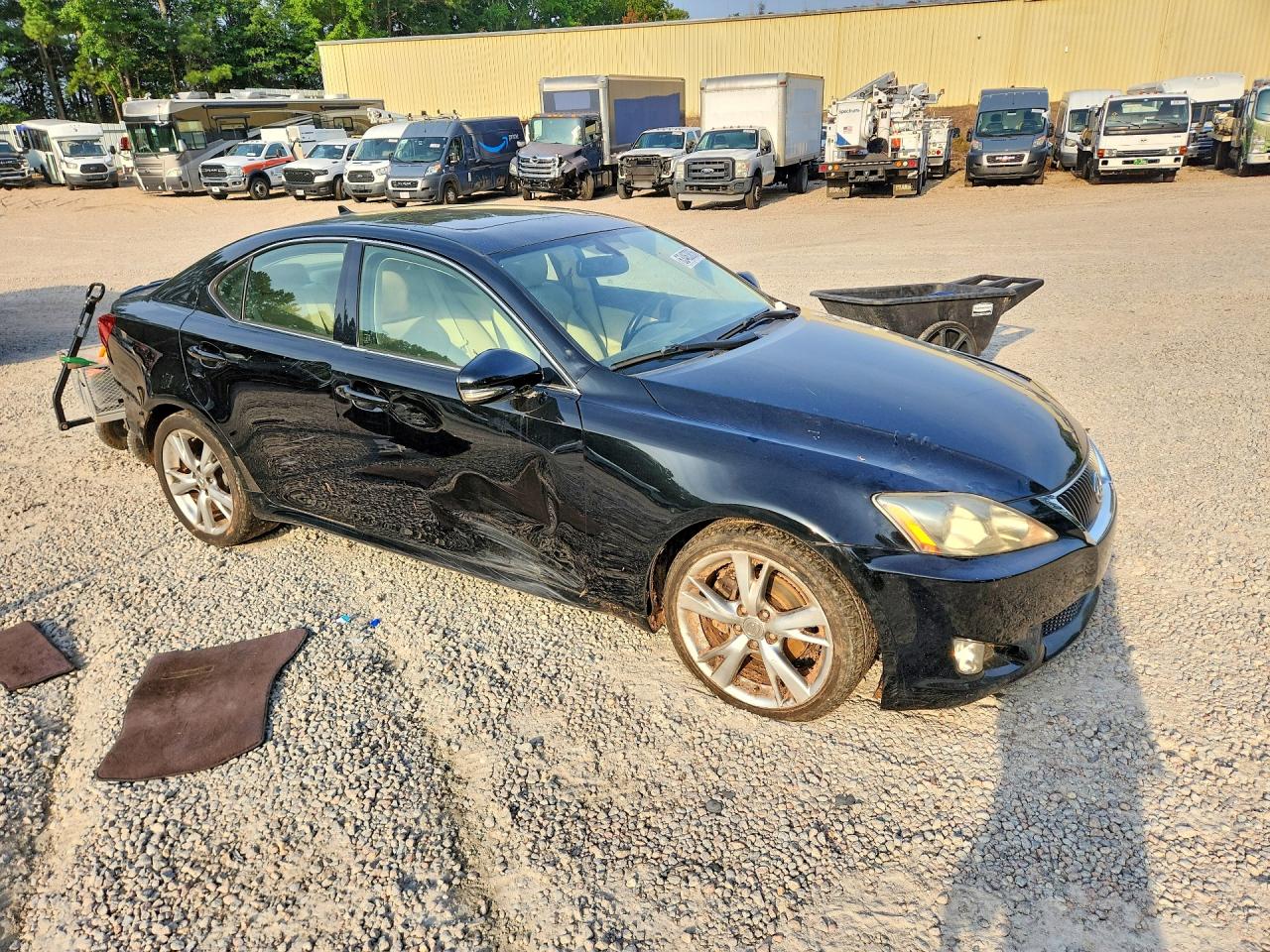 2010 Lexus Is 250 Base Black vin: JTHBF5C26A5116677