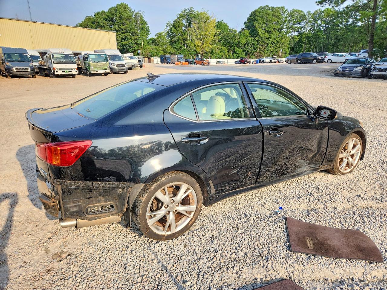 2010 Lexus Is 250 Base Black vin: JTHBF5C26A5116677