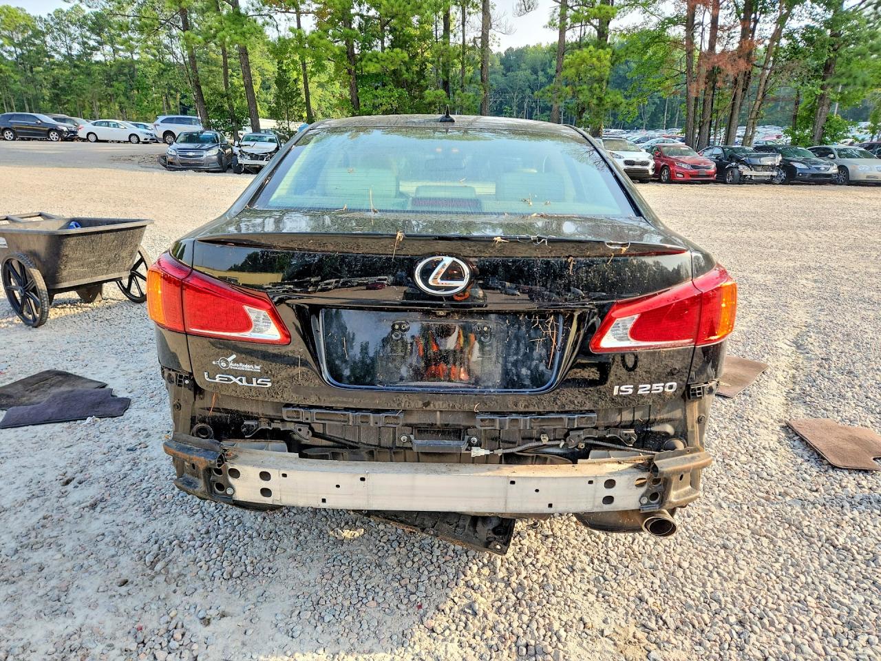 2010 Lexus Is 250 Base Black vin: JTHBF5C26A5116677