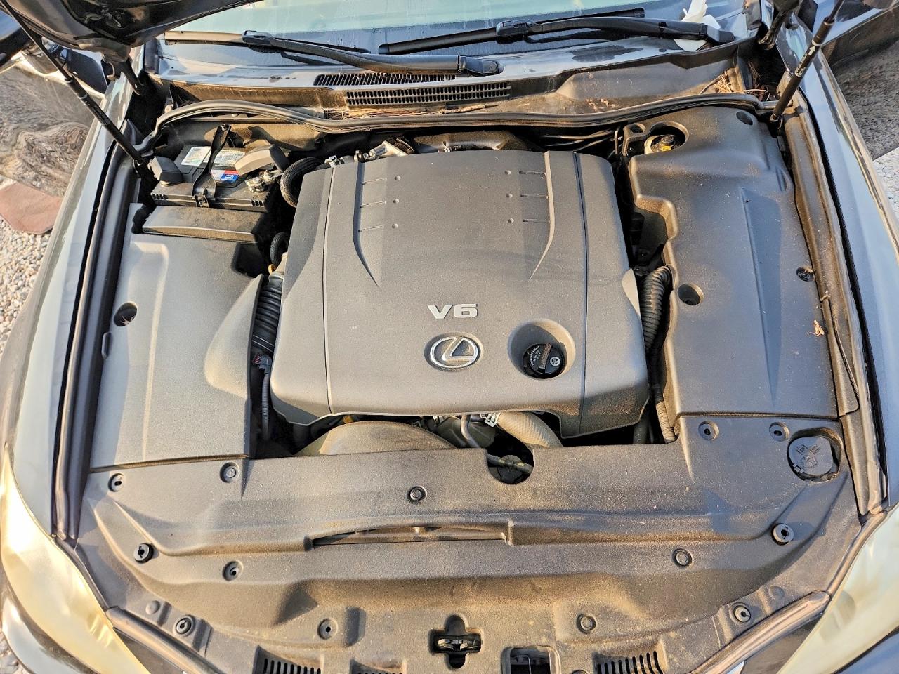 2010 Lexus Is 250 Base Black vin: JTHBF5C26A5116677