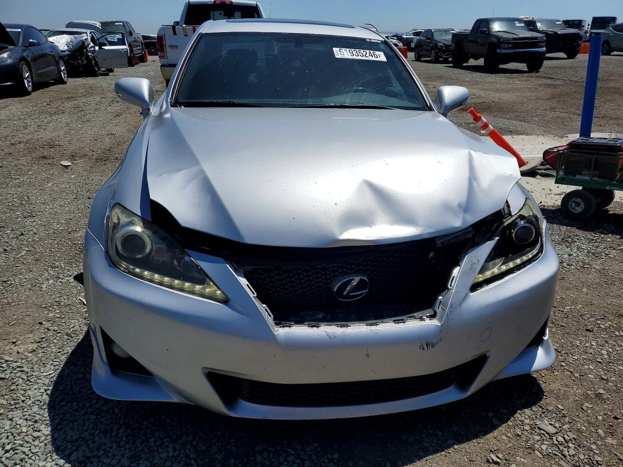 2011 Lexus Is 250 Silver vin: JTHBF5C26B5130077
