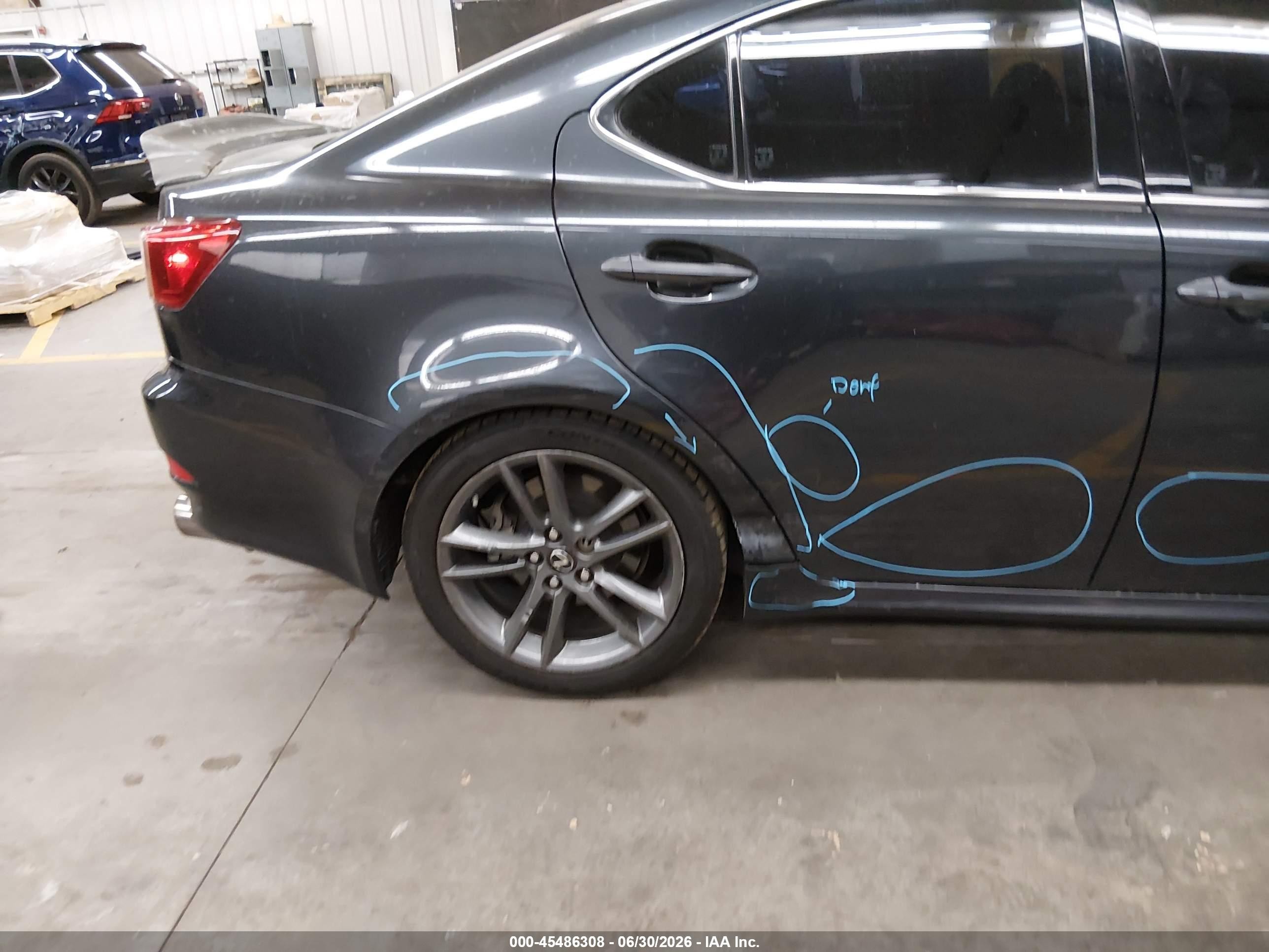 2011 Lexus Is 250   Silver vin: JTHBF5C26B5138695