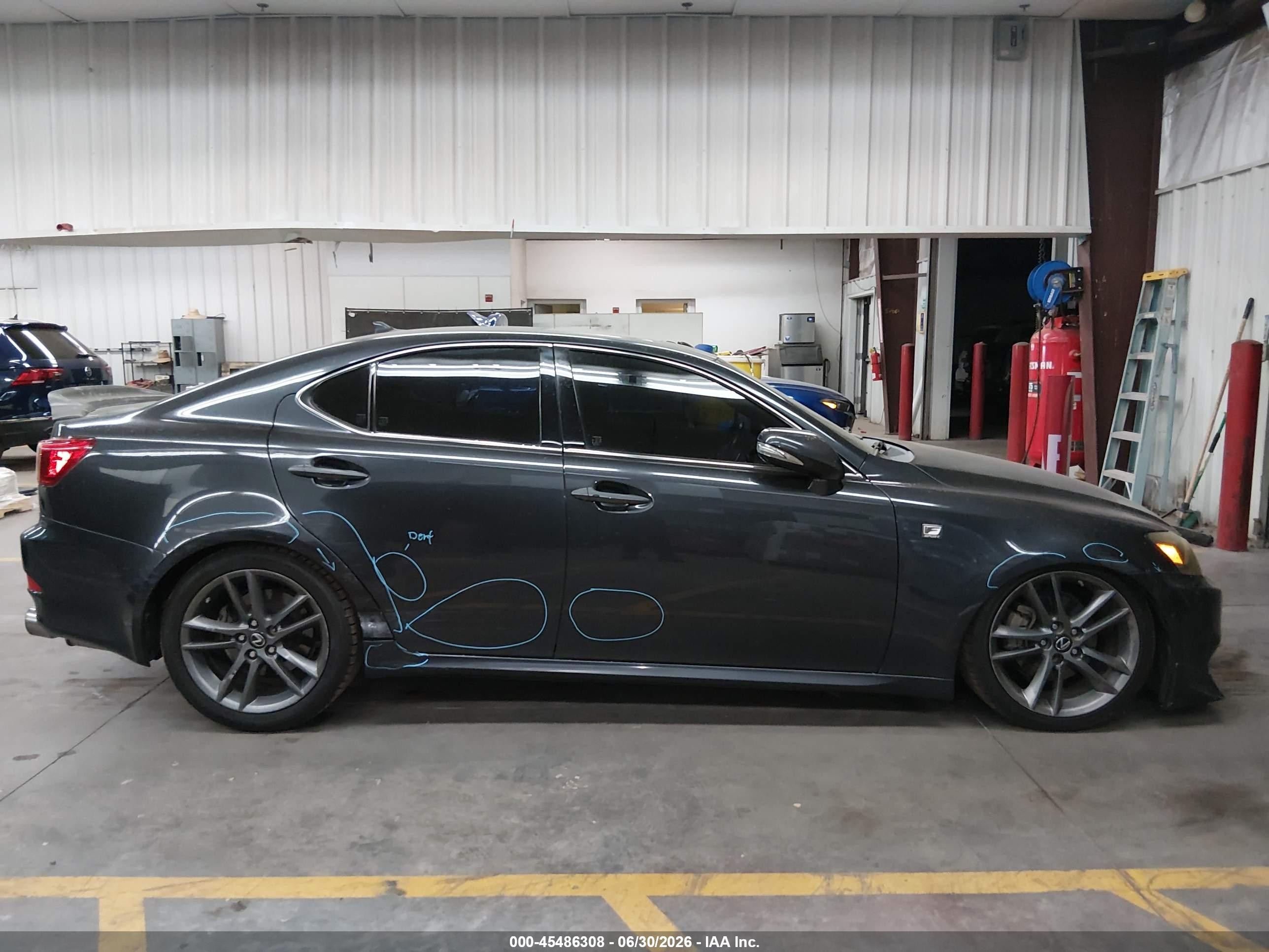 2011 Lexus Is 250   Silver vin: JTHBF5C26B5138695