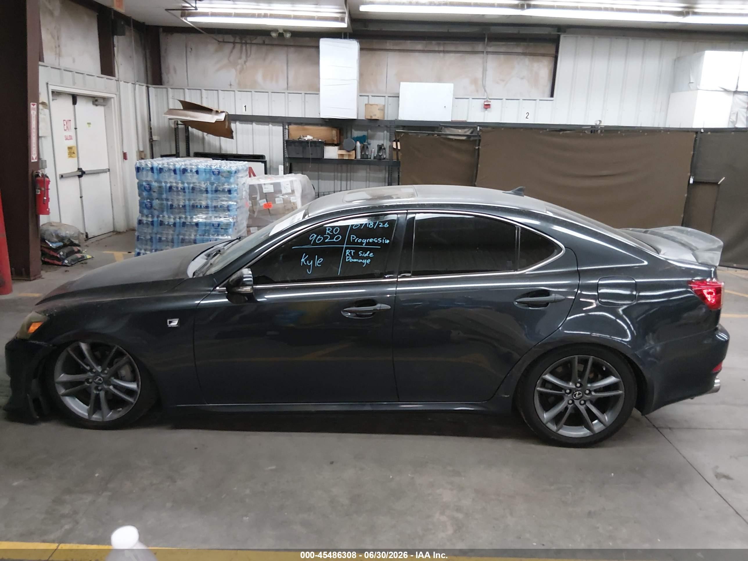 2011 Lexus Is 250   Silver vin: JTHBF5C26B5138695