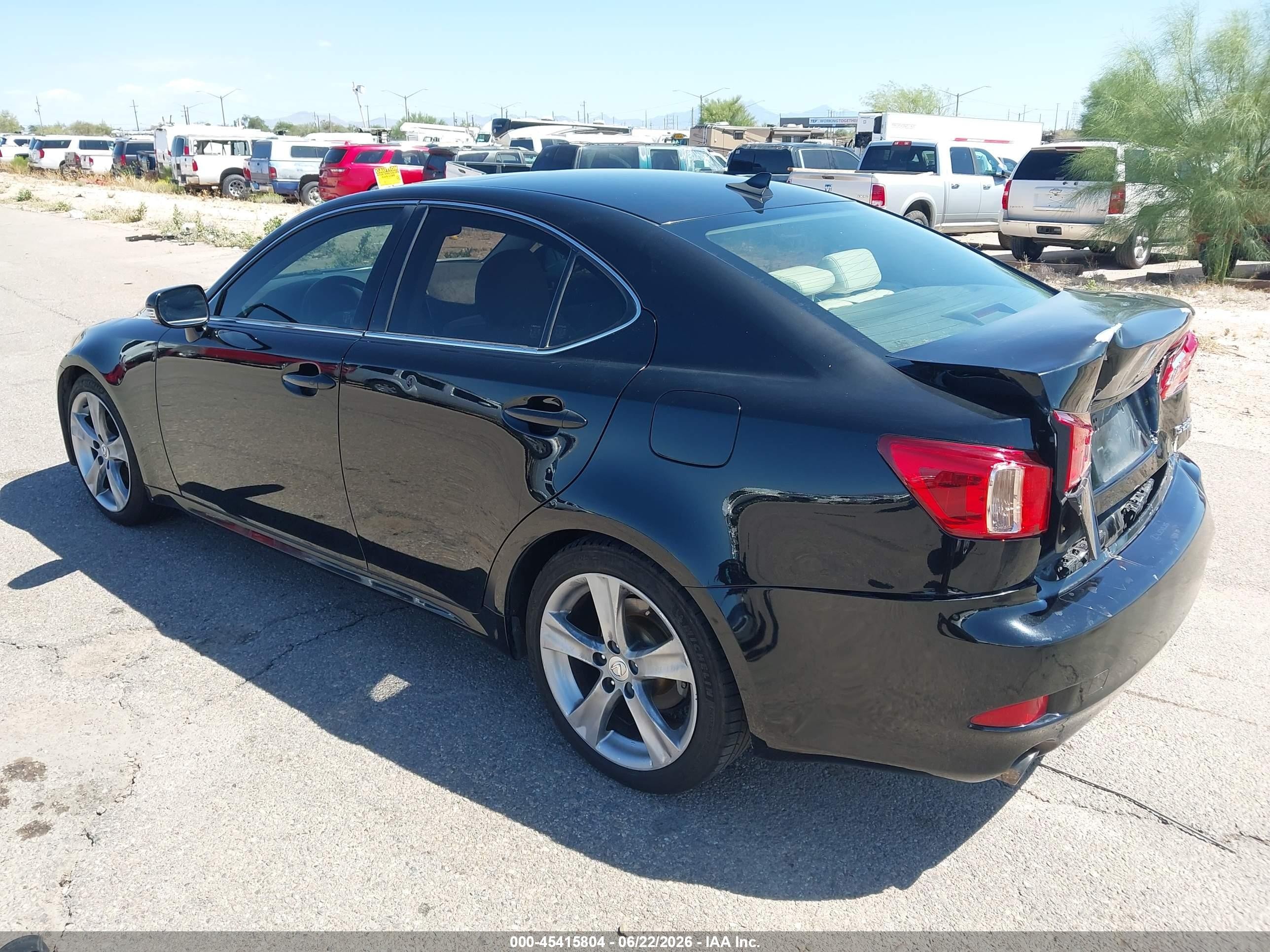 2012 Lexus Is 250   Black vin: JTHBF5C26C5162030
