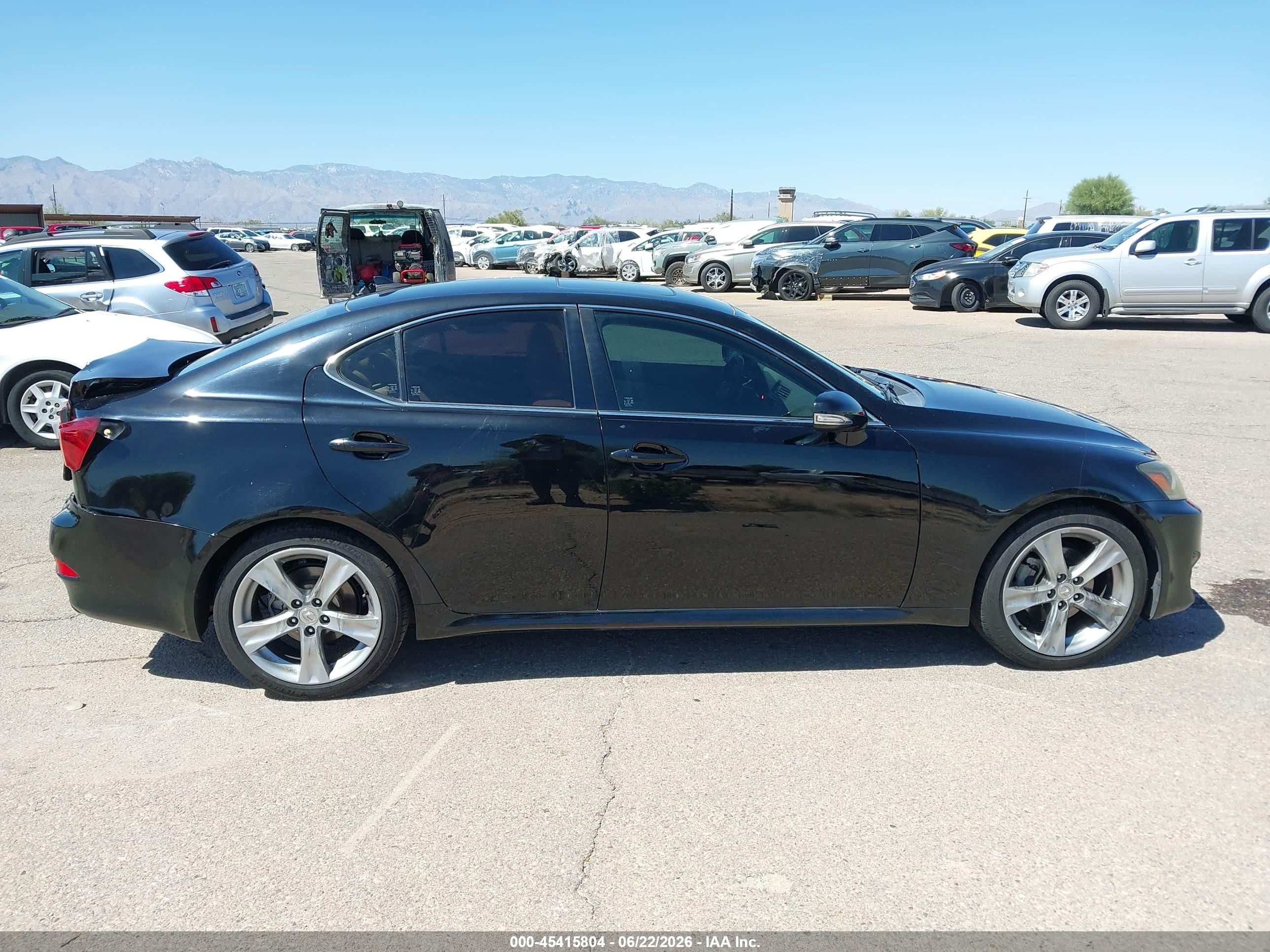 2012 Lexus Is 250   Black vin: JTHBF5C26C5162030