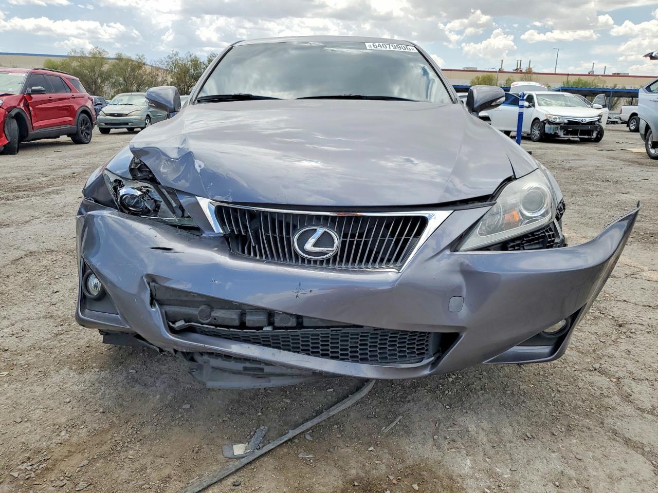 2012 Lexus Is 250 Base Серый vin: JTHBF5C26C5170158