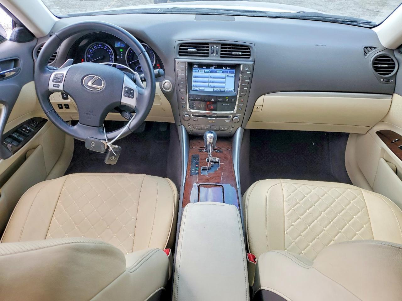 2012 Lexus Is 250 Base Серый vin: JTHBF5C26C5170158