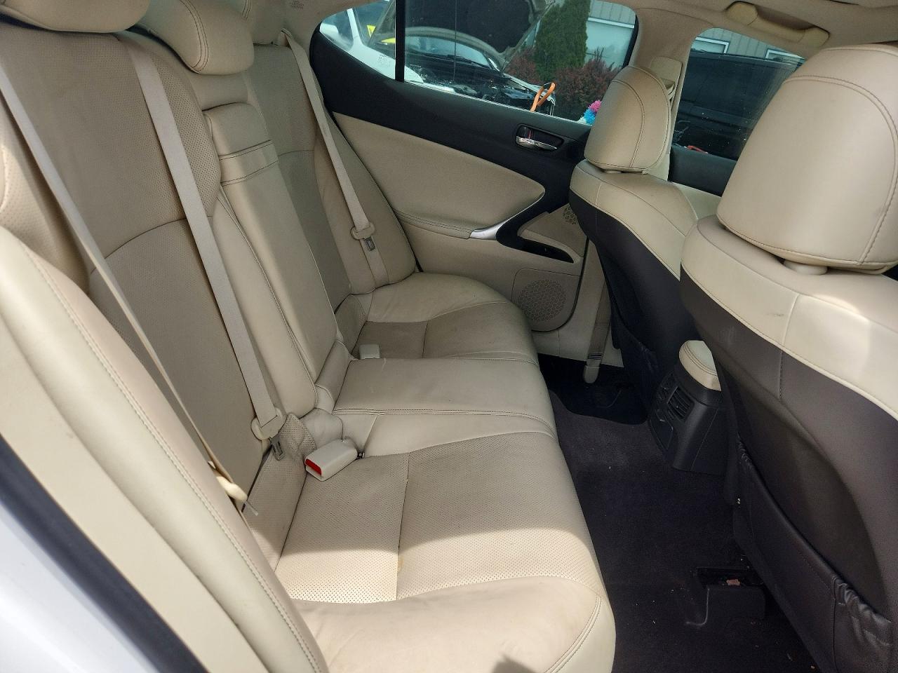 2012 Lexus Is 250 White vin: JTHBF5C26C5176378