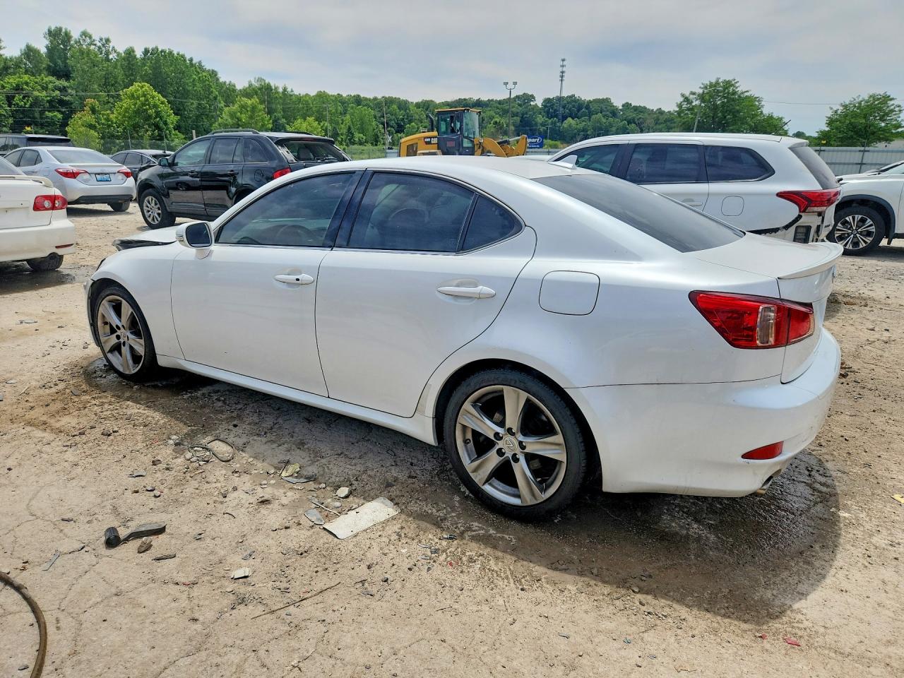 2012 Lexus Is 250 White vin: JTHBF5C26C5176378