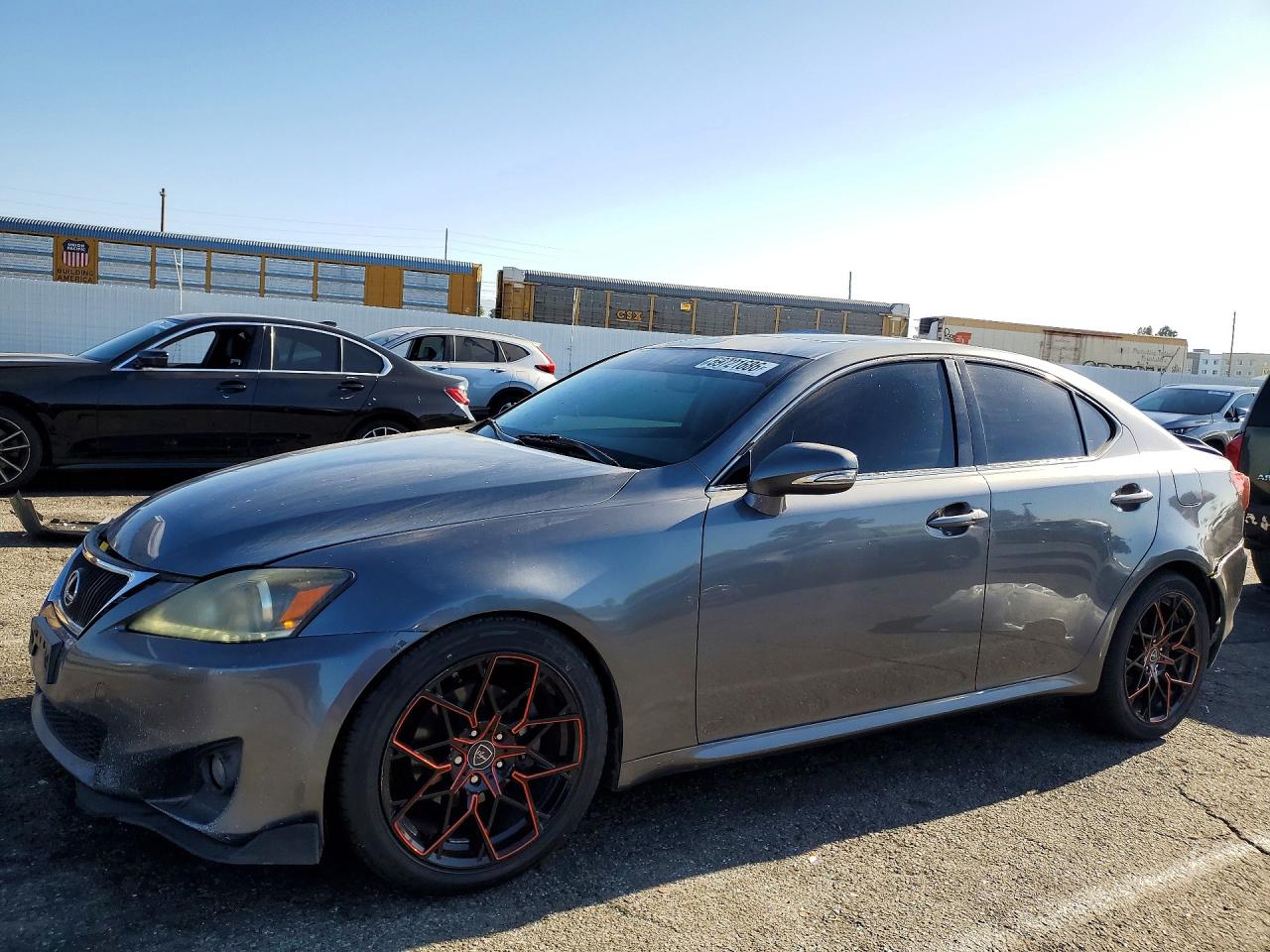2012 Lexus Is 250 Gray vin: JTHBF5C26C5179023