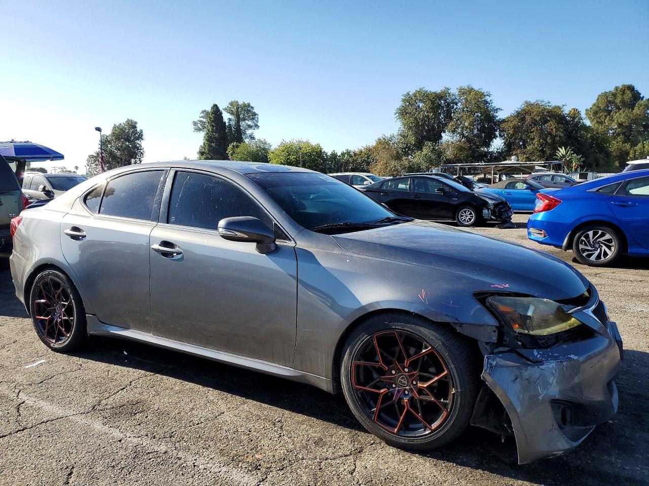 2012 Lexus Is 250 Gray vin: JTHBF5C26C5179023