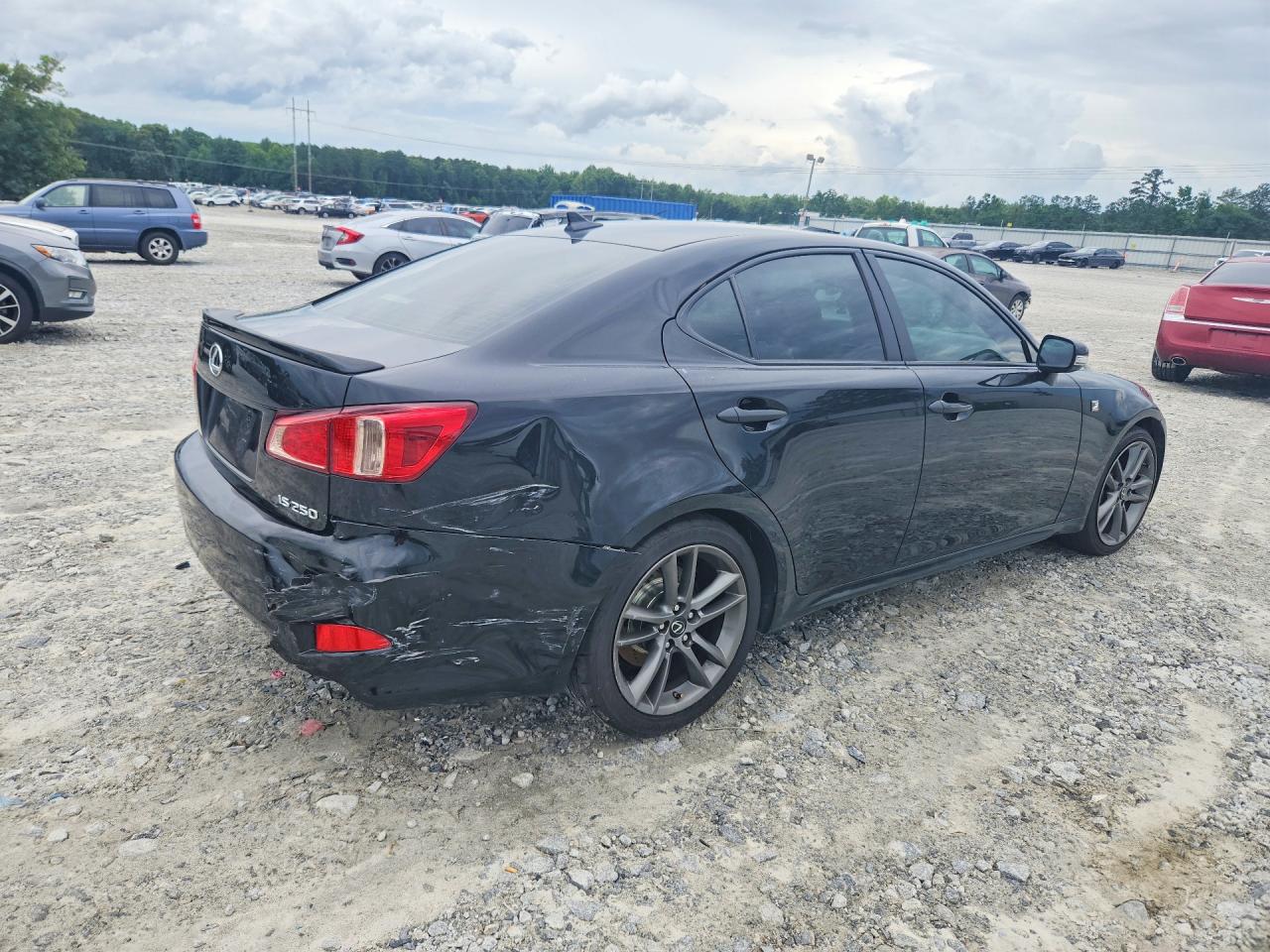 2012 Lexus Is 250 Black vin: JTHBF5C26C5182665
