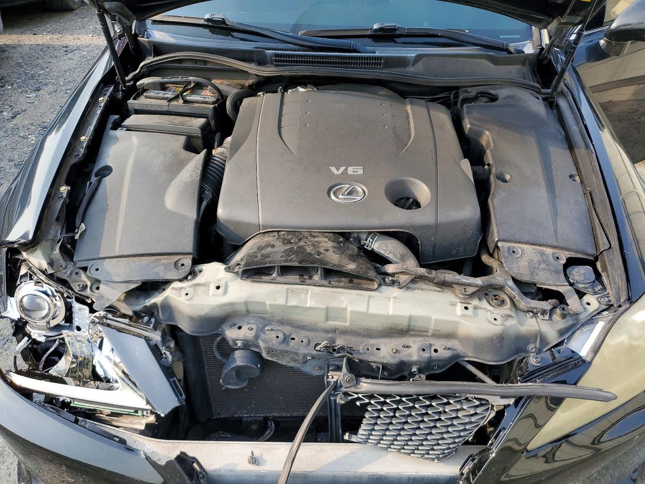 2013 Lexus Is 250 Black vin: JTHBF5C26D5185258