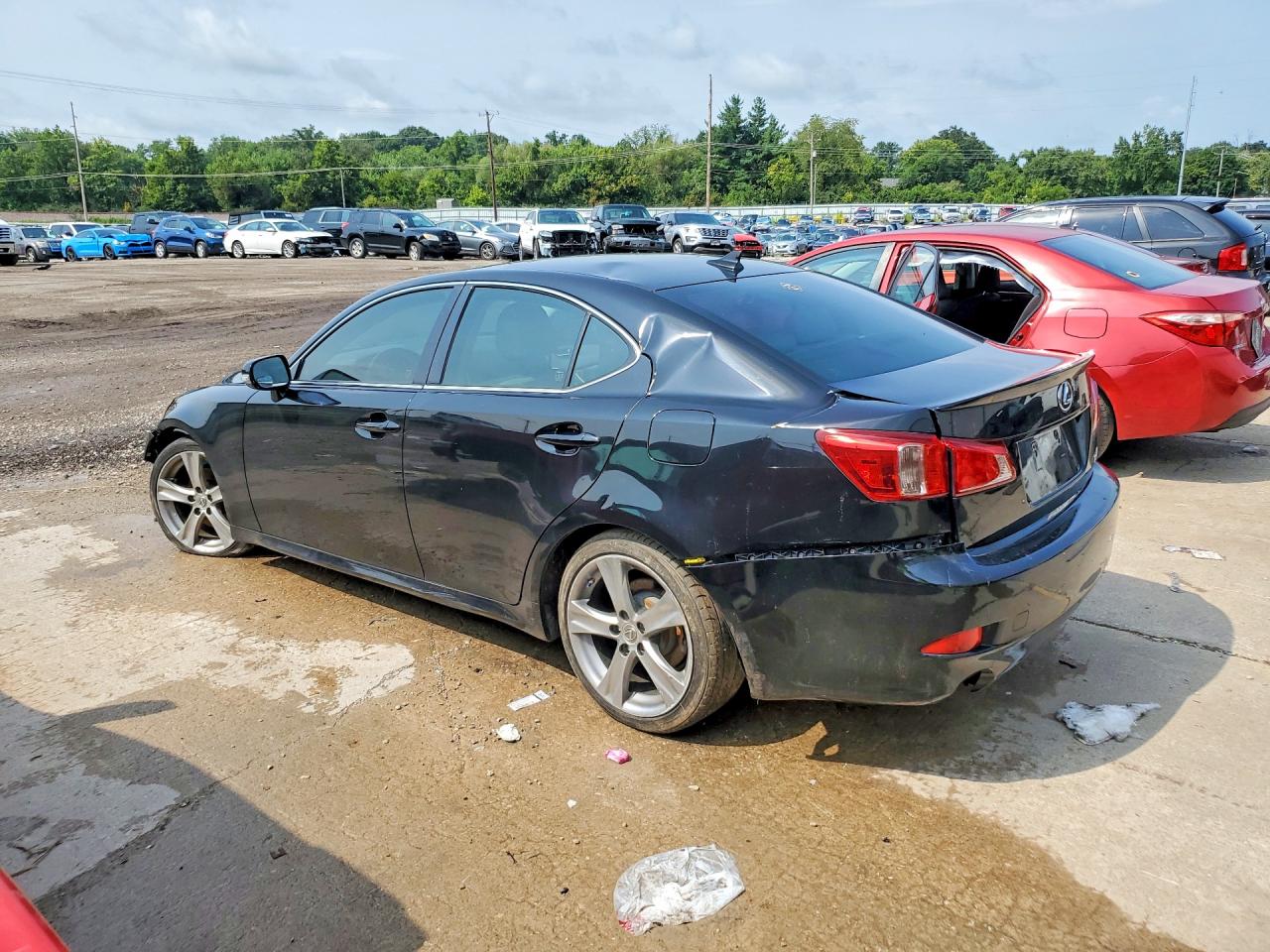 2013 Lexus Is 250 Black vin: JTHBF5C26D5191237